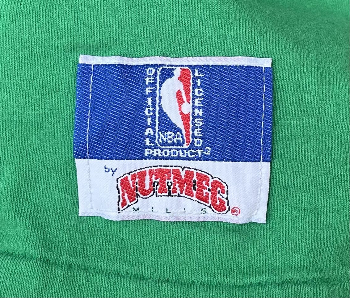 Nutmeg 90s Nutmeg Celtics NBA Locker Room Bird Home Court T Shirt Size US XL / EU 56 / 4 - 3 Thumbnail
