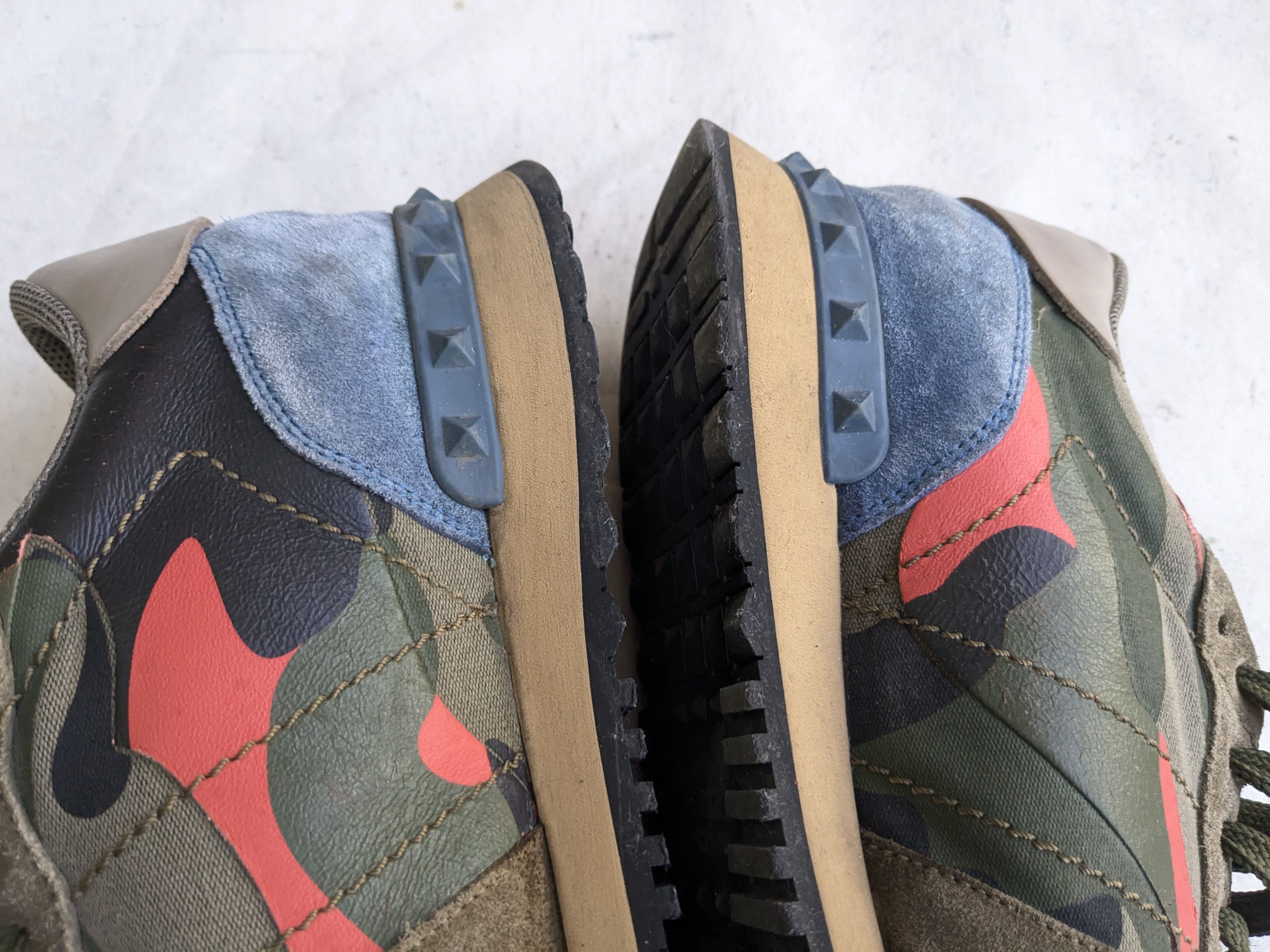 Valentino Valentino Rockstud Sneakers 11 44 Camo Size US 11 / EU 44 - 13 Thumbnail