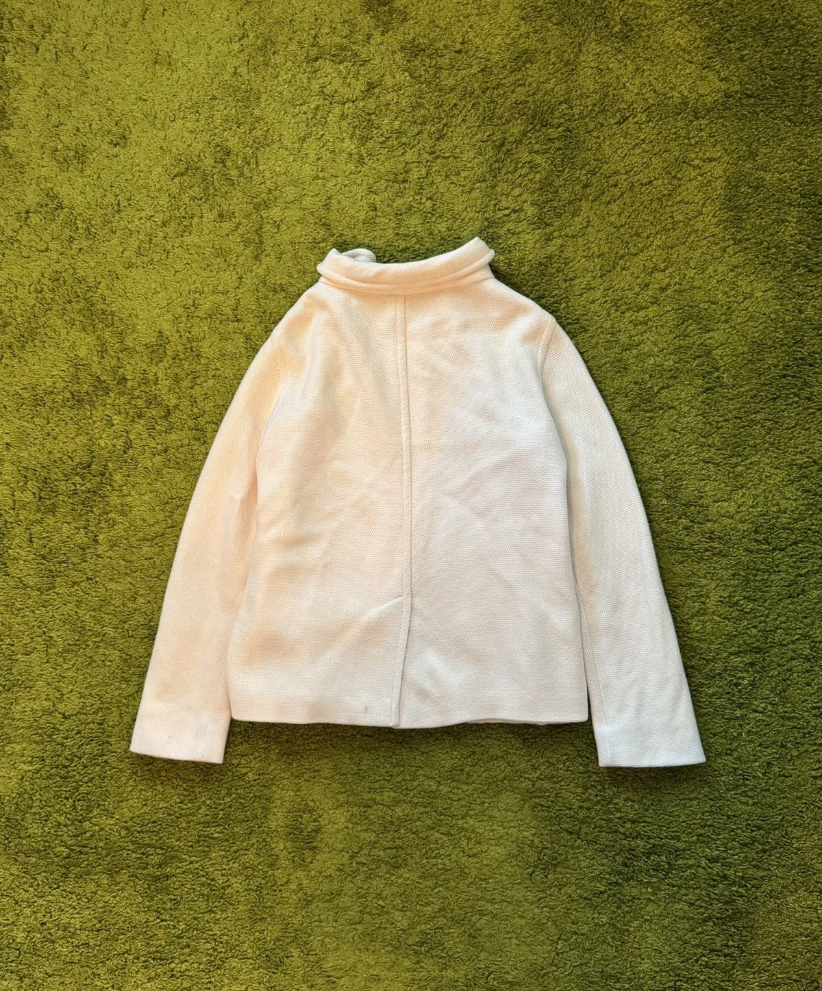Designer × Max Mara × Weekend Max Mara Max Mara beige wool coat jacket Size M / US 6-8 / IT 42-44 - 2 Thumbnail