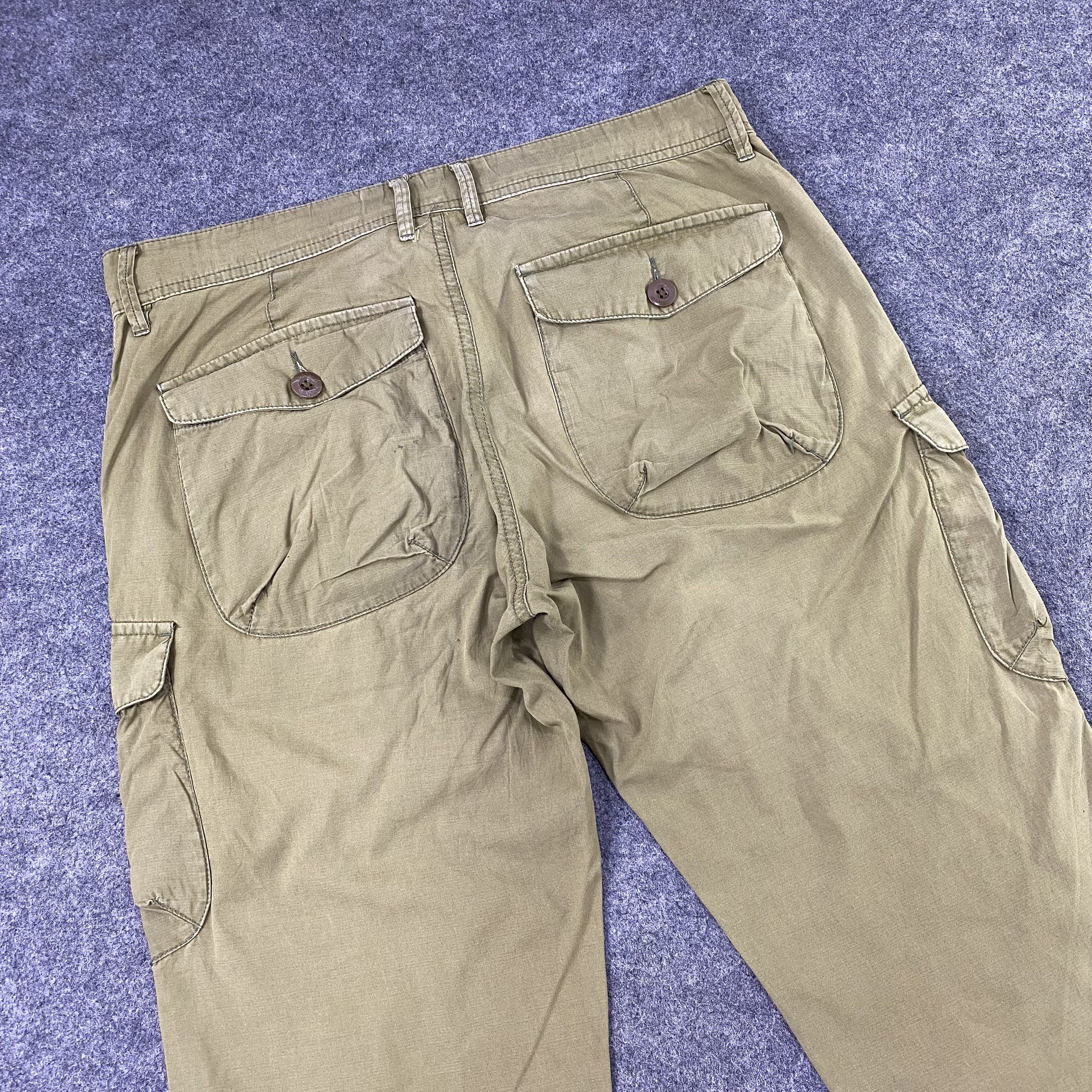 Japanese Brand Back Number Distressed Cargo Short Pant-C052 Size US 32 / EU 48 - 5 Thumbnail