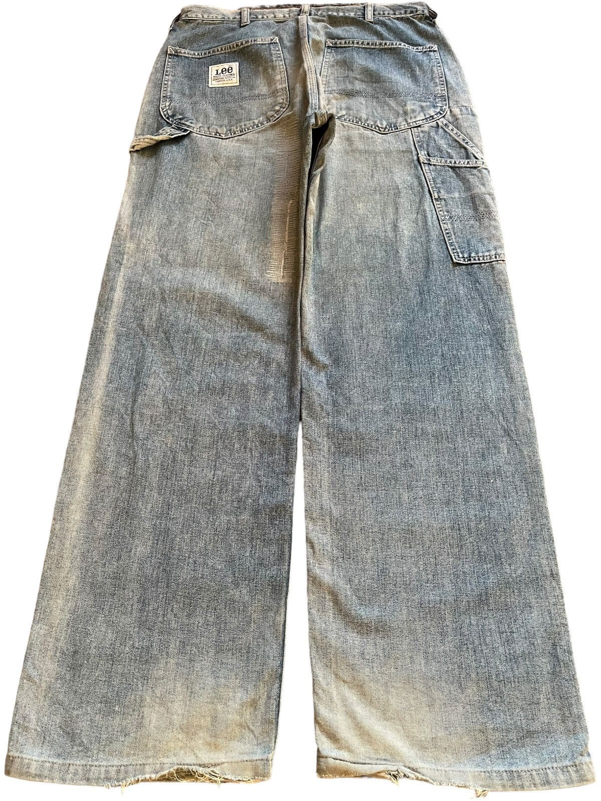 Lee Vintage Lee Union Made Sanforized Carpenter Baggy Jeans Size US 30 / EU 46 - 2 Thumbnail