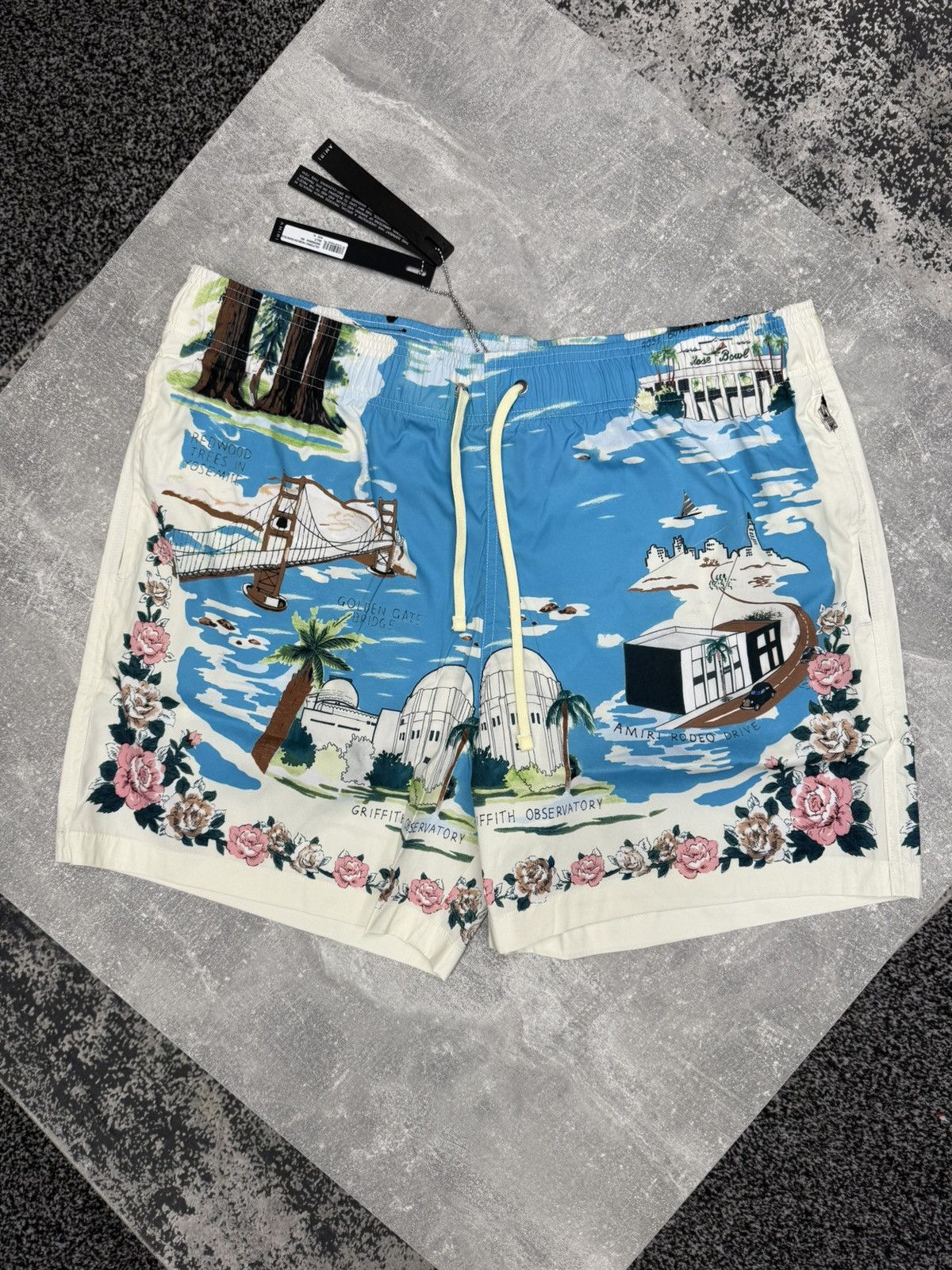 Amiri California Hawaiian Swim Shorts. BNWT. Size XL. RRP $525 Size US 36 / EU 52 - 1 Thumbnail