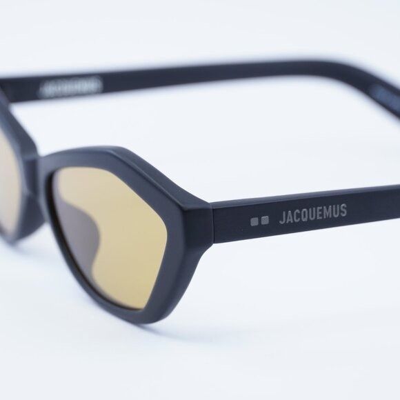Jacquemus Jacquemus BAMBINO JAC/42 C6 Sunglasses Shiny Black Cat Eye Size ONE SIZE - 9 Thumbnail