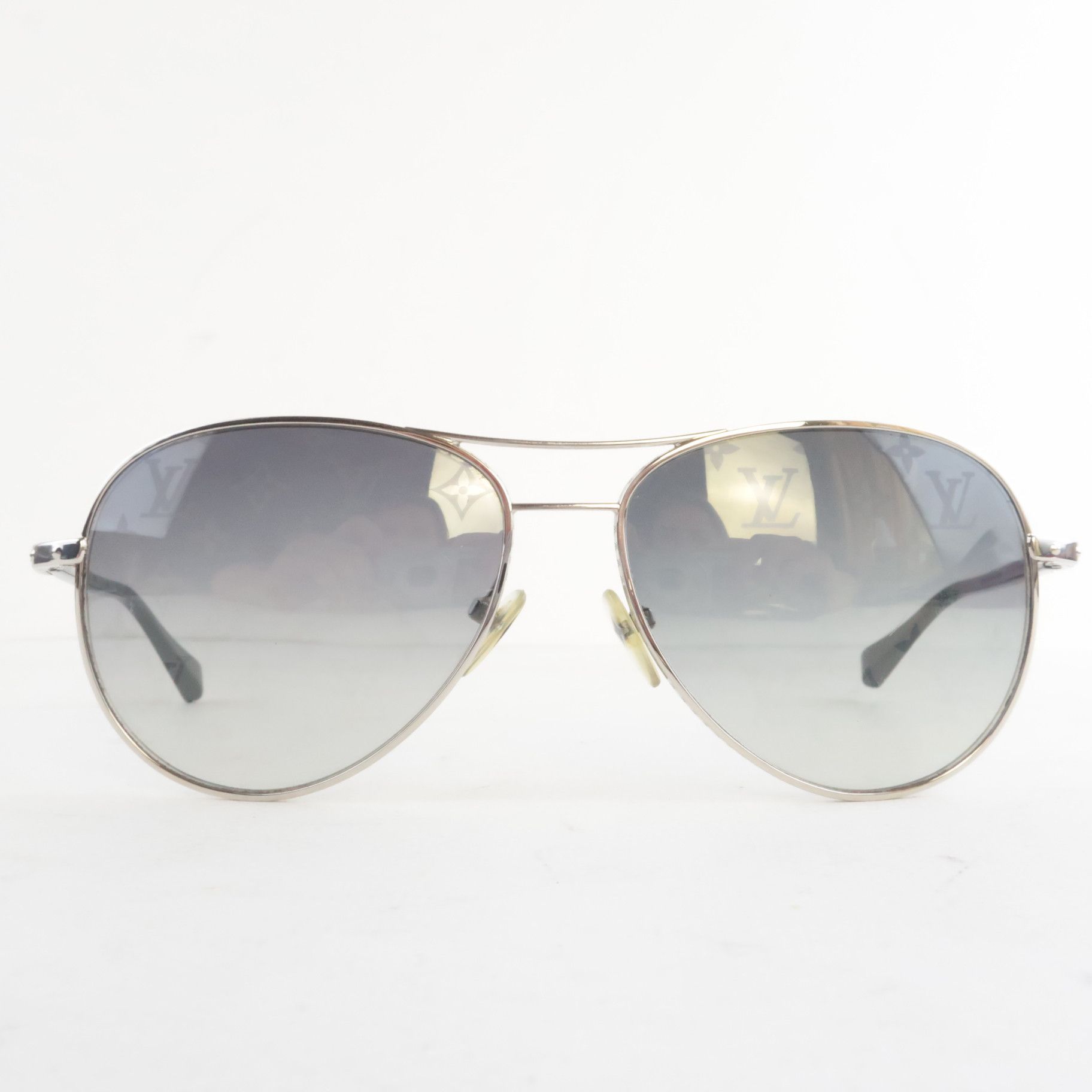 Louis Vuitton Louis Vuitton Silvertone Monogram Conspiration Pilote Size ONE SIZE - 2 Thumbnail