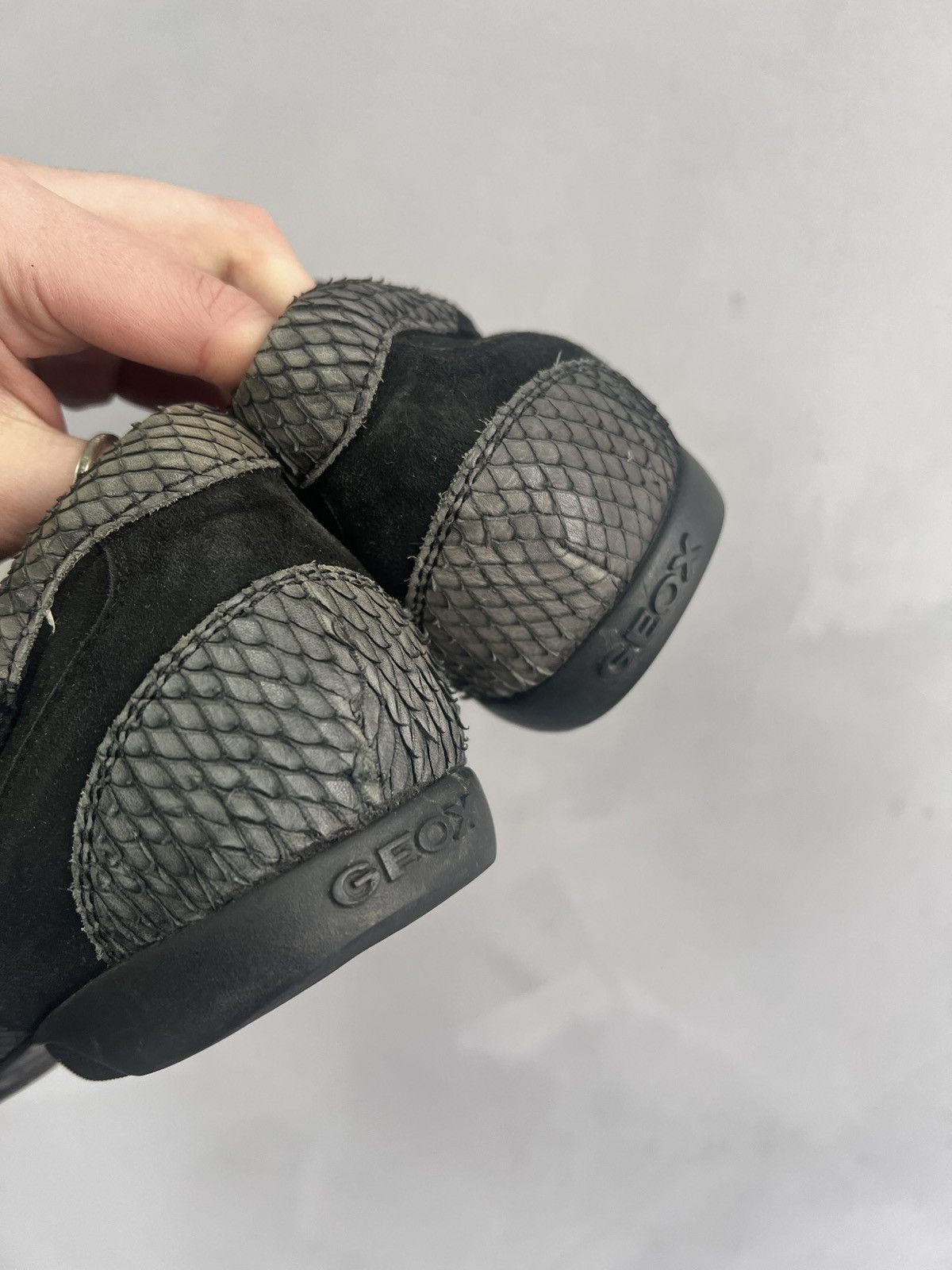 Hedi Slimane Rare guidi style python low-top leather shoes vintage y2k Size US 8.5 / EU 41-42 - 7 Thumbnail