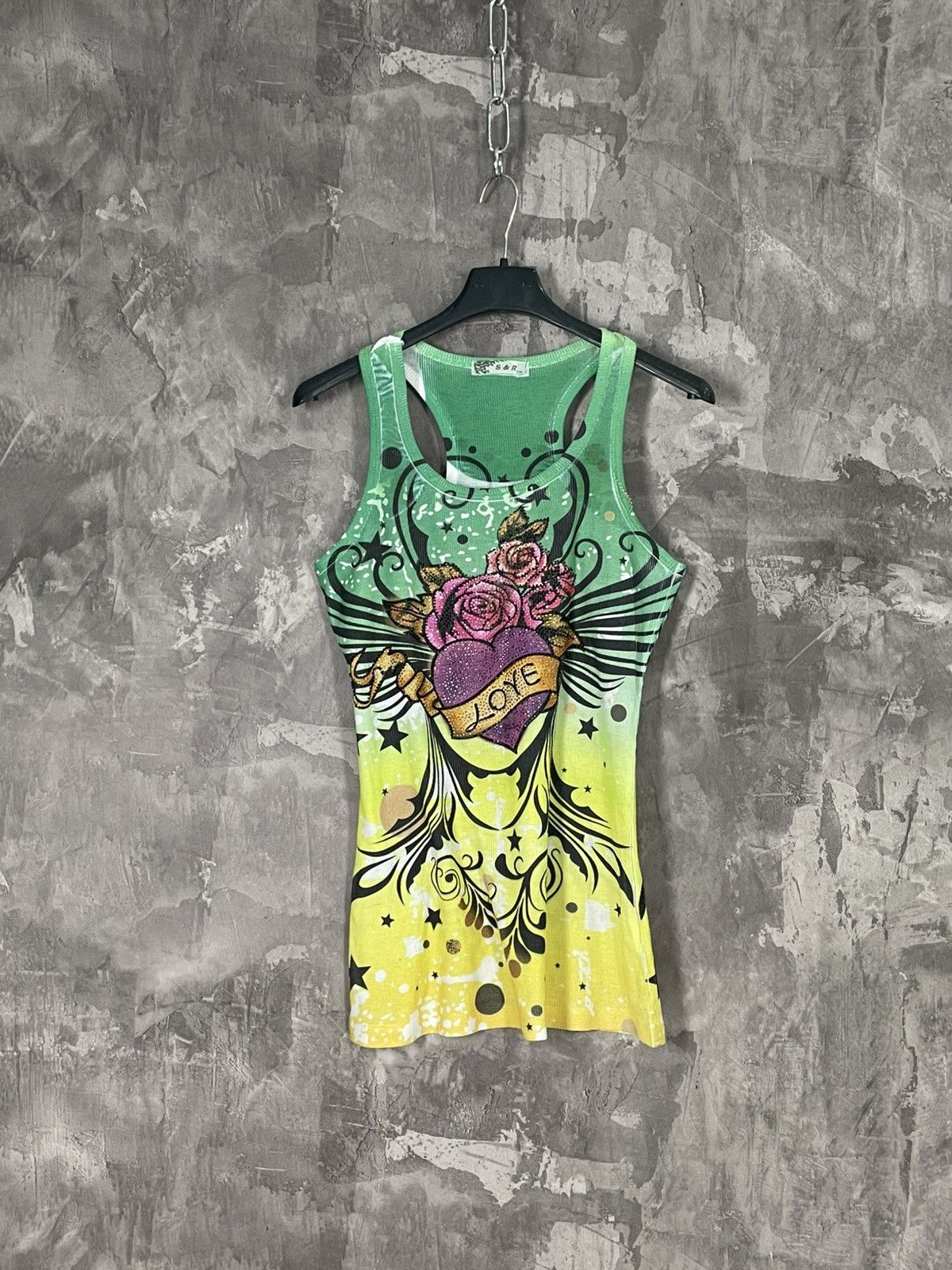 If Six Was Nine × Vintage Y2K Jean Paul Gaultier Japanese Style Tank Top T-Shirt Vest Size M / US 6-8 / IT 42-44 - 1 Thumbnail