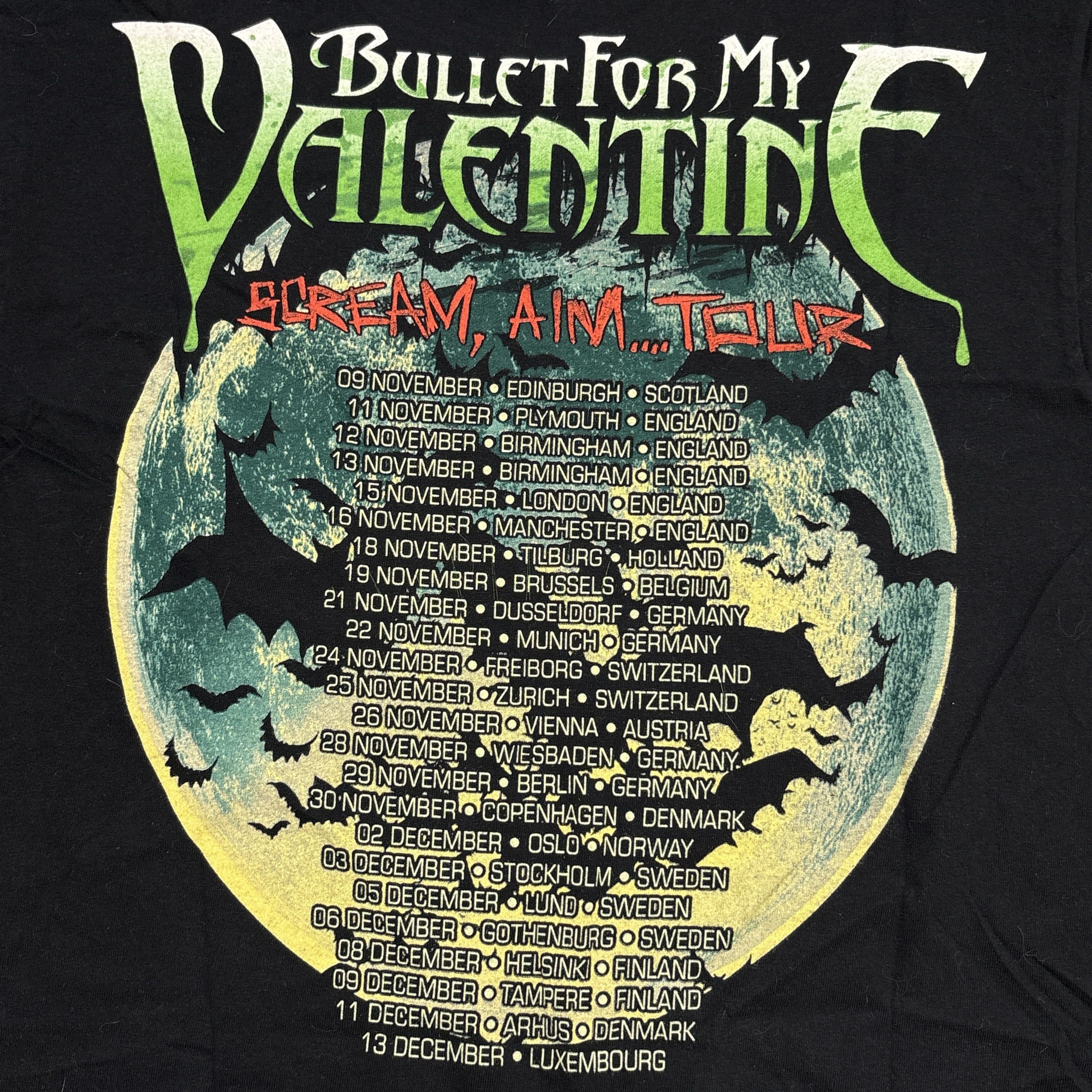 Band Tees Vintage Bullet For My Valentine Shirt Y2K Metalcore Band Tee Size US L / EU 52-54 / 3 - 12 Thumbnail