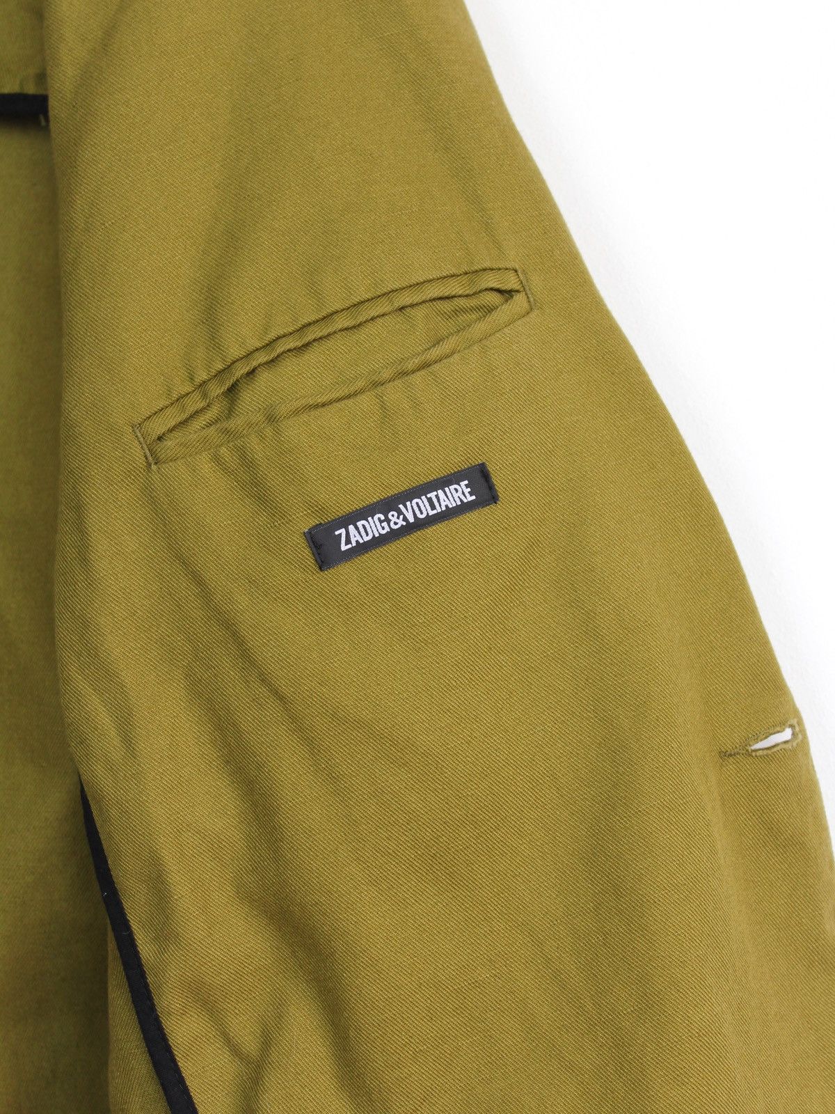 Zadig & Voltaire Zadig Voltaire Veryh Officer Olive Green Blazer Jacket Size US M / EU 48-50 / 2 - 6 Thumbnail