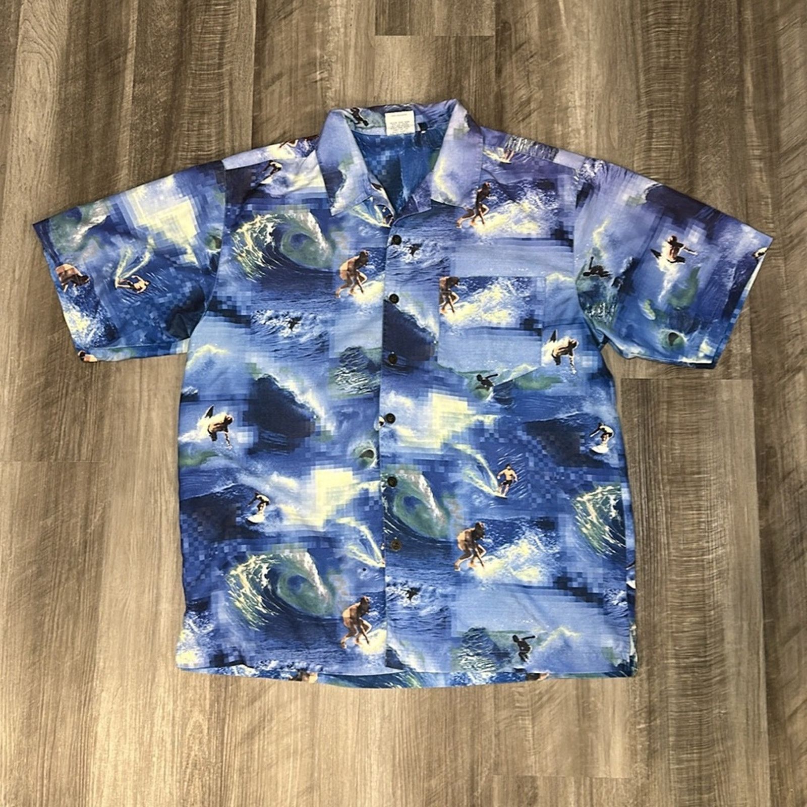 Sideout Sideout Hawaiian Surfing Short Sleeve Button Down - Large Size US L / EU 52-54 / 3 - 2 Thumbnail