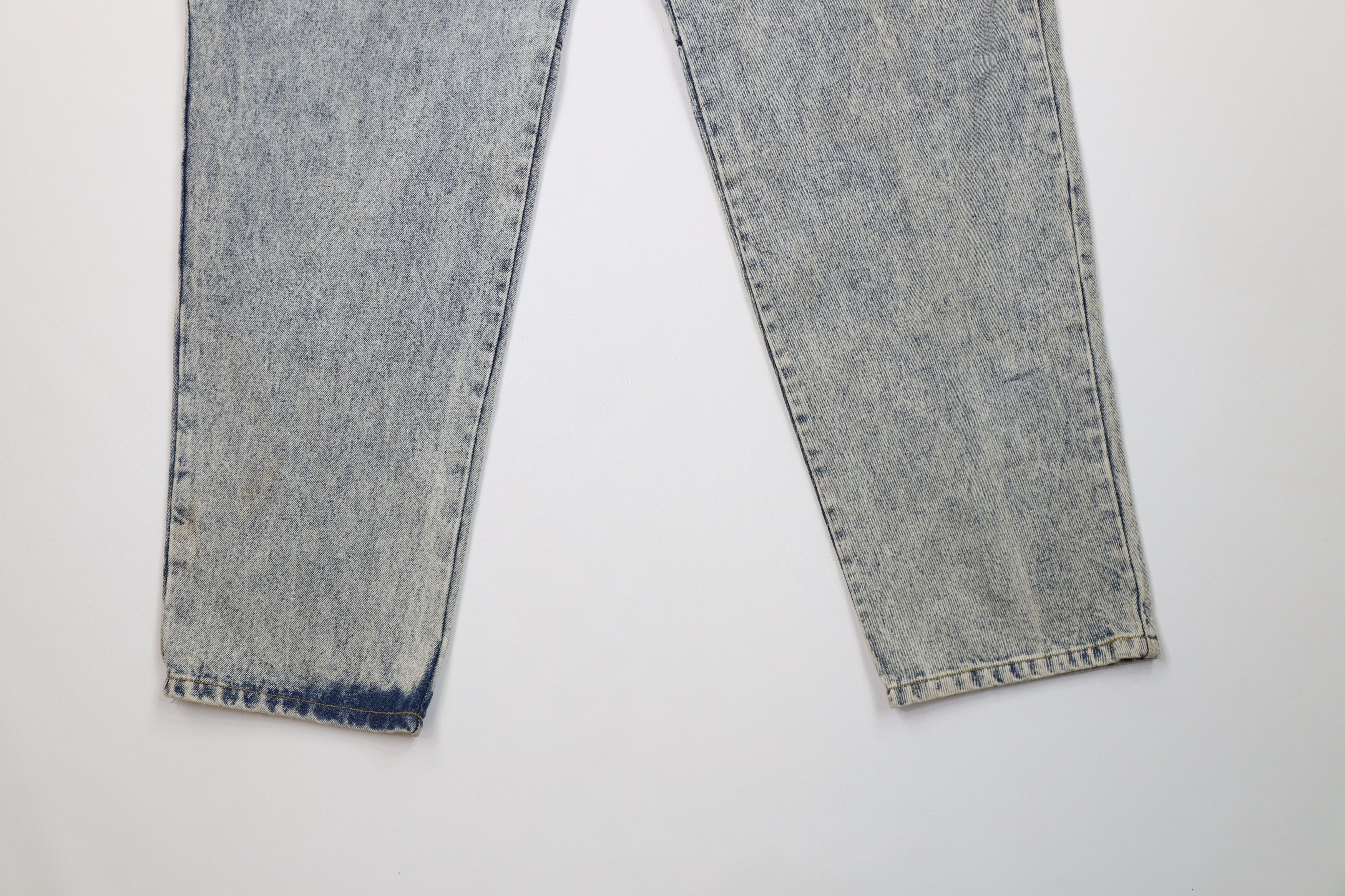 Vintage Deadstock Vintage 90s Streetwear Waist Tapered Leg Jeans Size 30" / US 8 / IT 44 - 4 Thumbnail