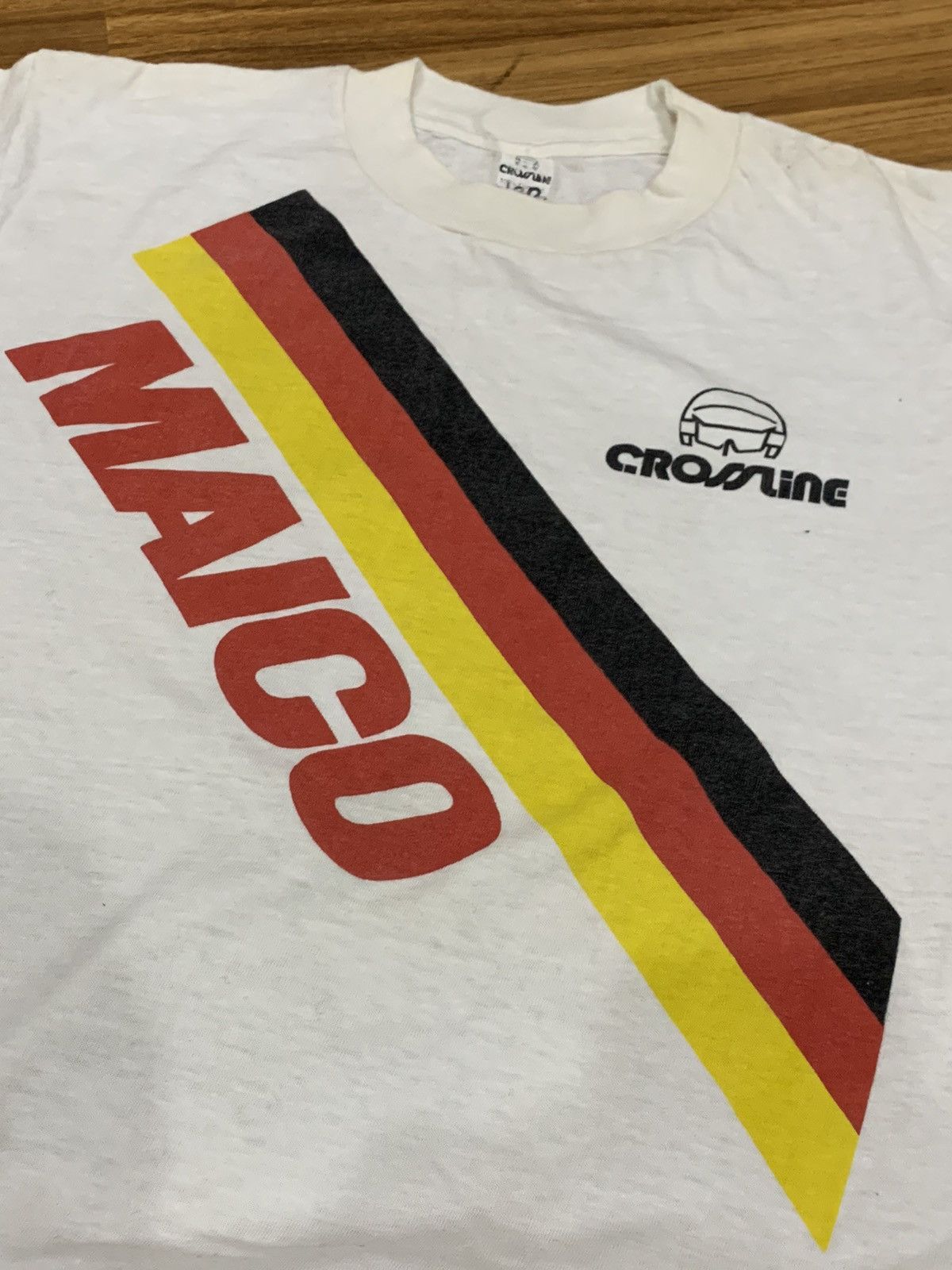 Vintage VINTAGE 80s MAICO CROSSLINE MOTORCROSS JERSEY SHIRT Size US S / EU 44-46 / 1 - 6 Thumbnail