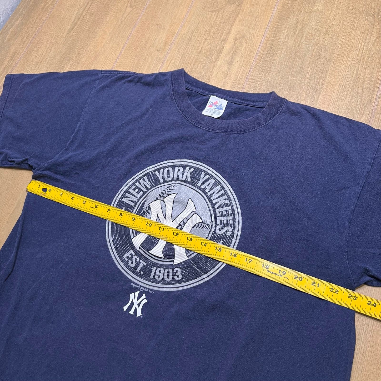 Majestic Vintage New York Yankees T Shirt Tee Sz XL MLB Baseball Y2K Size US XL / EU 56 / 4 - 7 Thumbnail