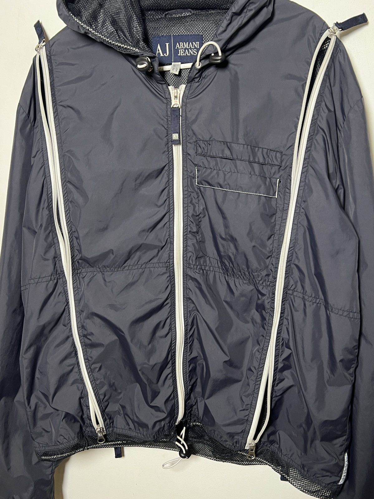 Giorgio Armani Armani y2k technical nylon windbreaker Size US L / EU 52-54 / 3 - 10 Thumbnail