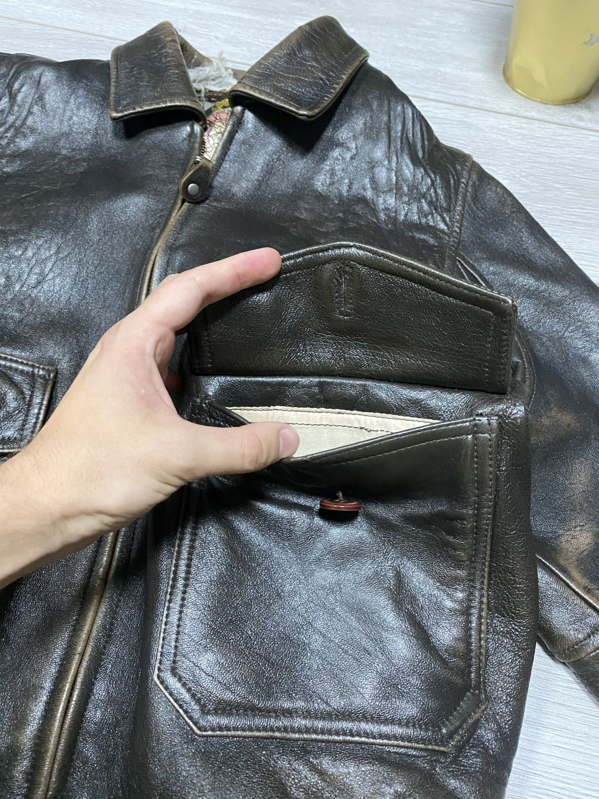 Avirex Vintage Avirex leather jacket Size US M / EU 48-50 / 2 - 4 Thumbnail