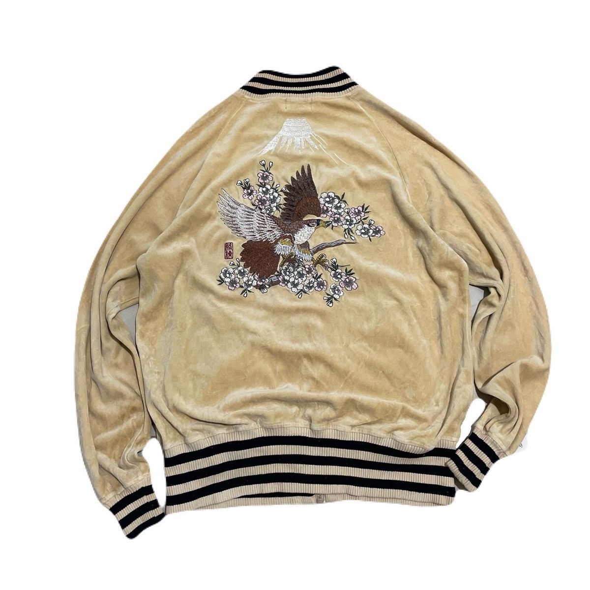 Karakuri Tamashii Kara Kuri Generation Embroidered Sukajan Jacket Size US L / EU 52-54 / 3 - 1 Thumbnail