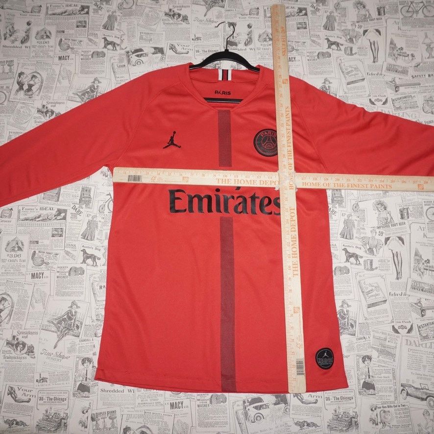 Jordan Brand Large - Jordan soccer jersey ISA. G PSG footbol LS t-shirt Size US L / EU 52-54 / 3 - 4 Thumbnail