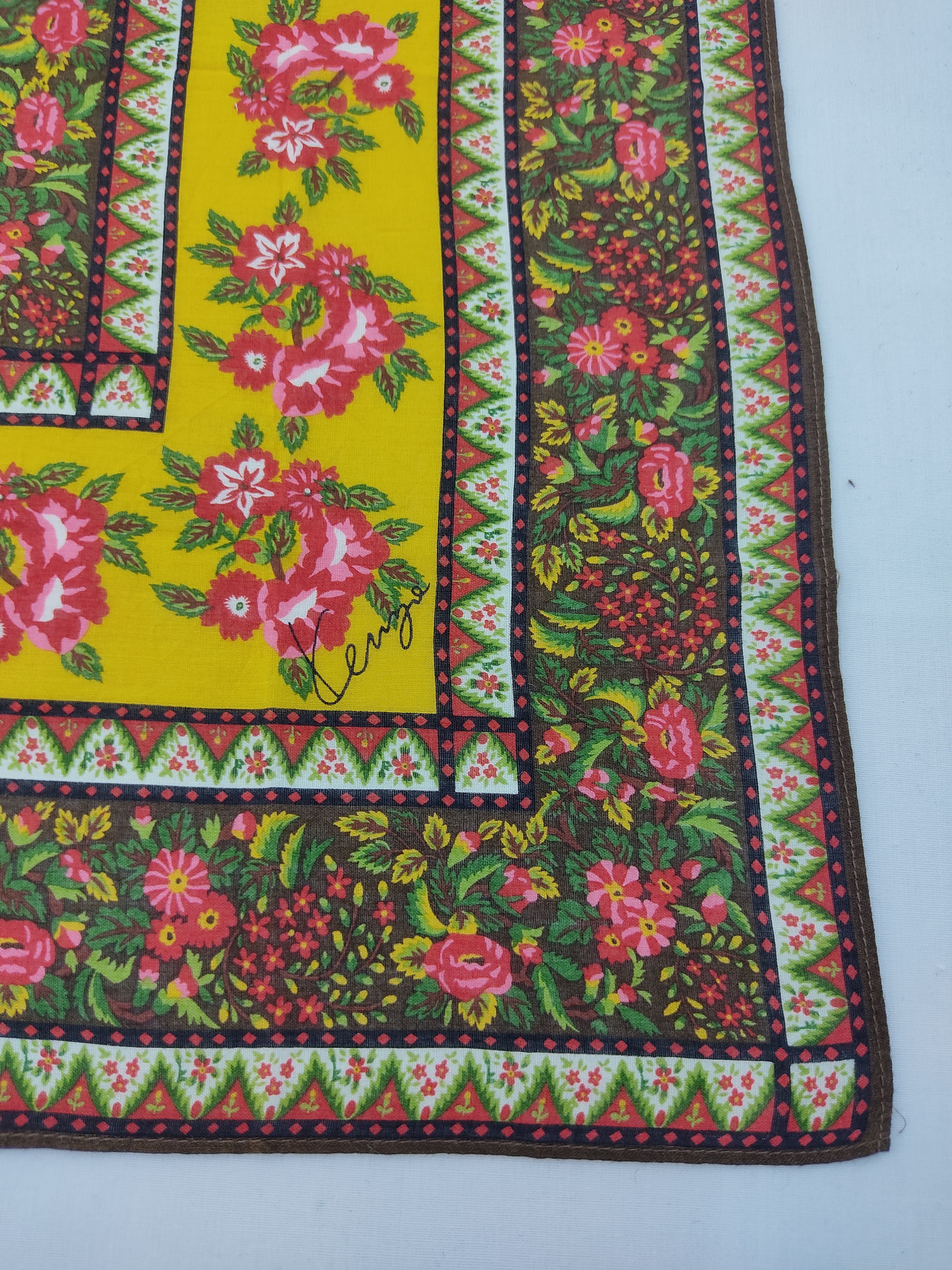 Kenzo Kenzo Handkerchief / Neckwear / Bandana Size ONE SIZE - 4 Thumbnail