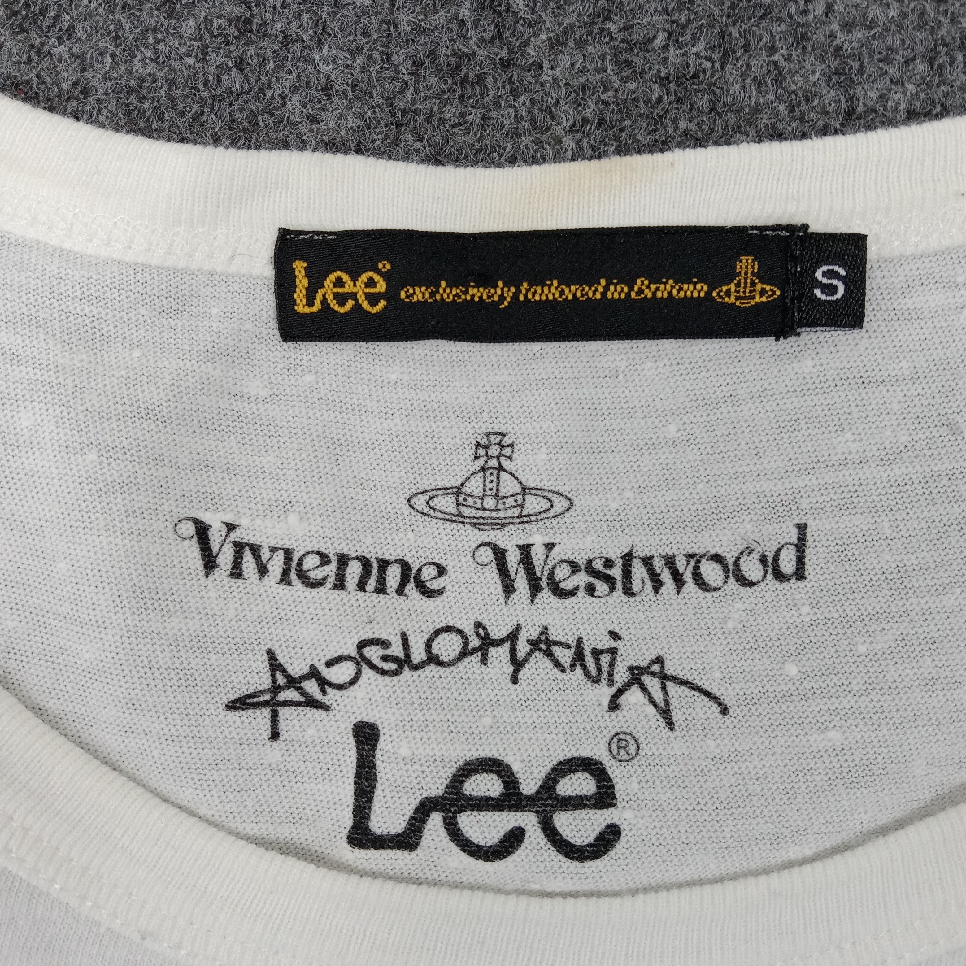 Lee × Vintage × Vivienne Westwood Vivienne Westwood X Lee Luxury Brand Punk Tshirt Size S / US 4 / IT 40 - 3 Thumbnail