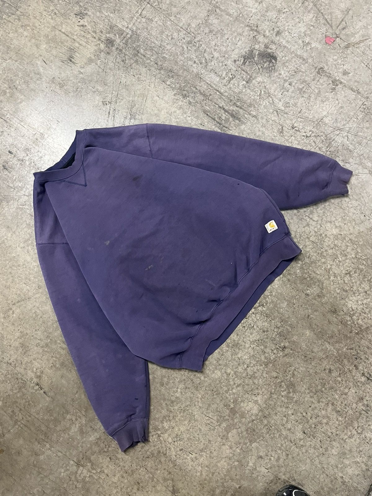 Carhartt × Vintage Carhartt thermal lined vintage crewneck sun faded boxy hype Size US XL / EU 56 / 4 - 3 Thumbnail