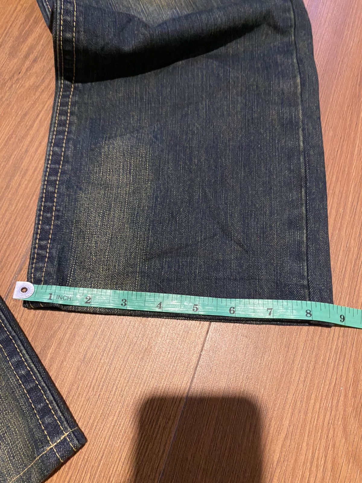 If Six Was Nine × Japanese Brand 🔥 CLASSICAL Elf Punk Skull Crossbones Denim Japan Style Size US 34 / EU 50 - 17 Thumbnail