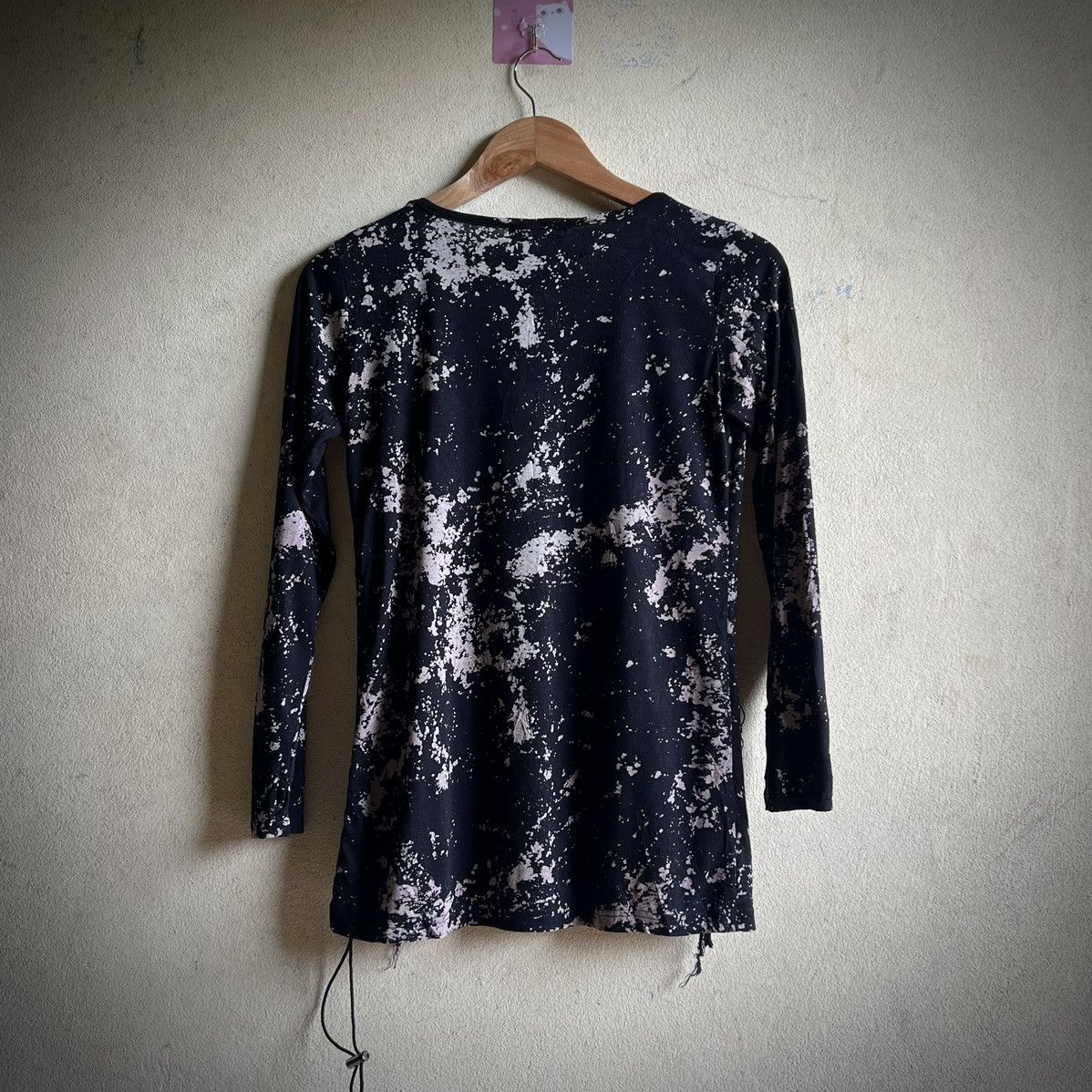 Japanese Brand Peace Now Japan Visual Kei Rope Detail Bleach Long Sleeve Size US M / EU 48-50 / 2 - 7 Thumbnail