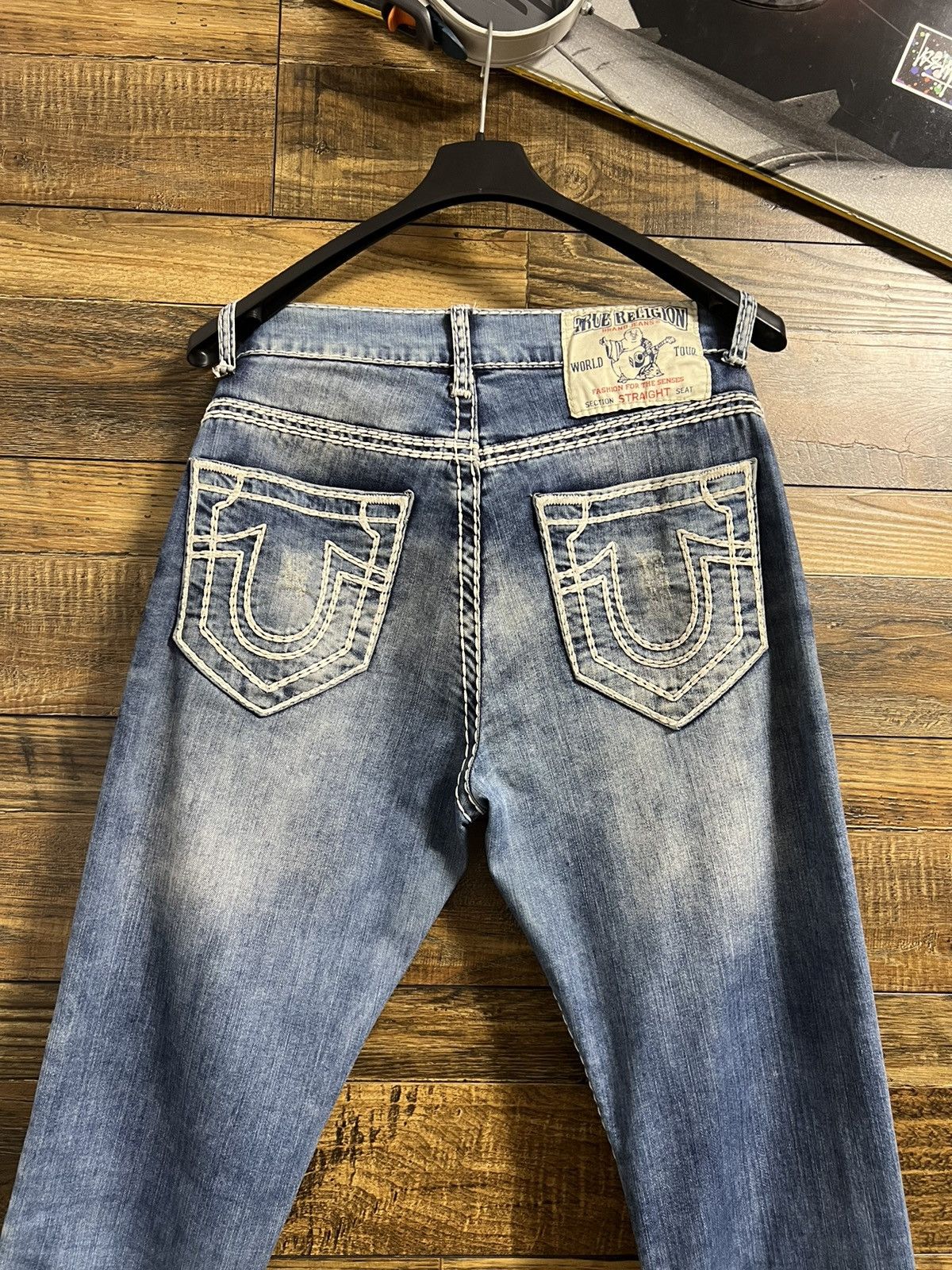 True Religion TRUE RELIGION MADE IN USA Vintage Y2K Denim Jeans Size US 32 / EU 48 - 5 Thumbnail