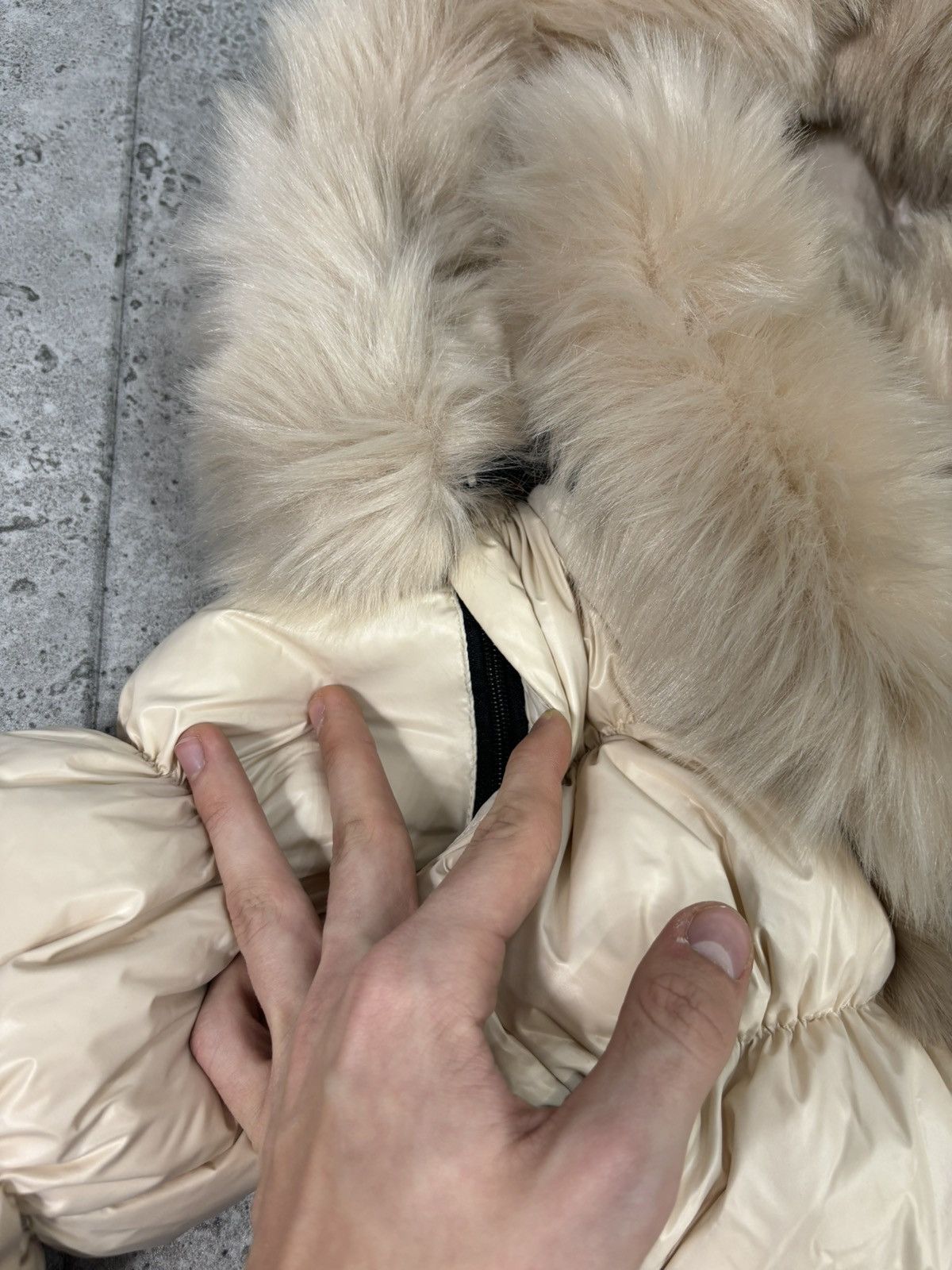 Hysteric Glamour × Japanese Brand Rare Archive Japanese Fur Bomber Jacket Cropped Y2K 00s LGB Size M / US 6-8 / IT 42-44 - 8 Thumbnail