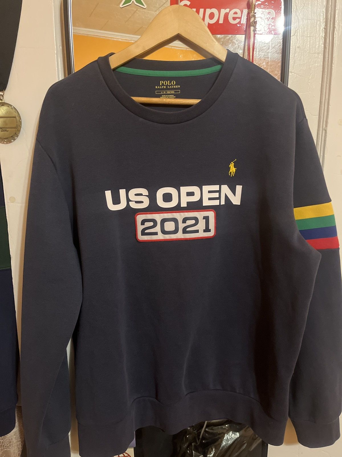 Polo Ralph Lauren US Open 2021 Crewneck Size US L / EU 52-54 / 3 - 1 Thumbnail