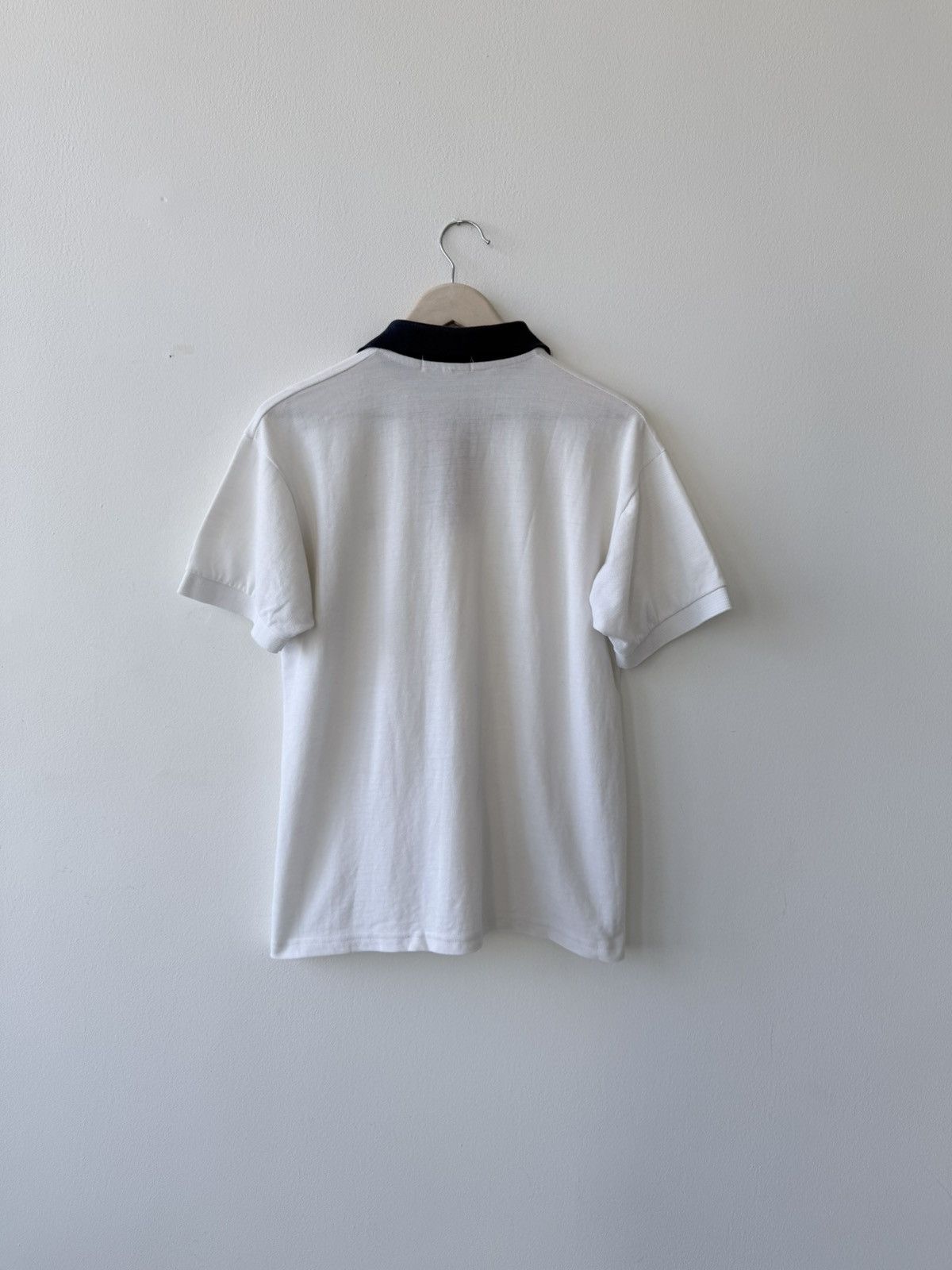 Burberry Burberrys Vintage White Polo Shirt 90s Size US L / EU 52-54 / 3 - 6 Thumbnail
