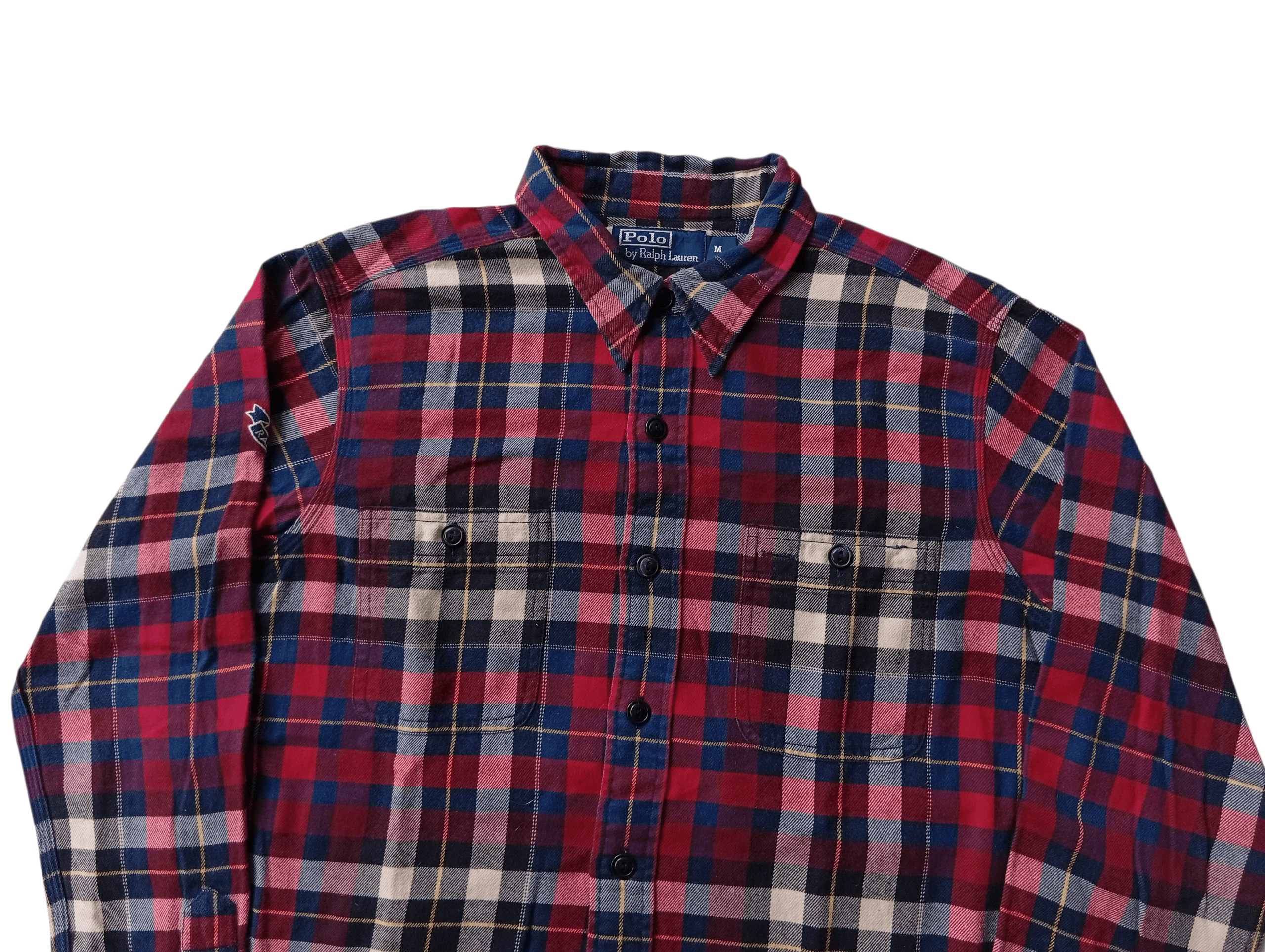 Polo Ralph Lauren 90s Polo RL plaid flanel shirt Size US M / EU 48-50 / 2 - 3 Thumbnail