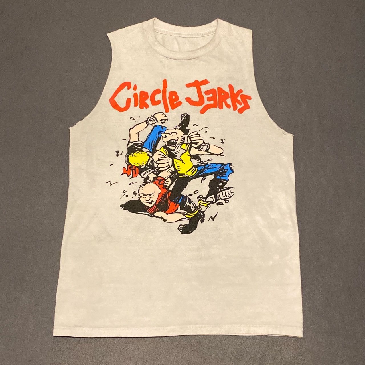 Other Men’s 80s Thrashed Circle Jerks Sleeveless Band Tee Shirt Size US M / EU 48-50 / 2 - 1 Thumbnail