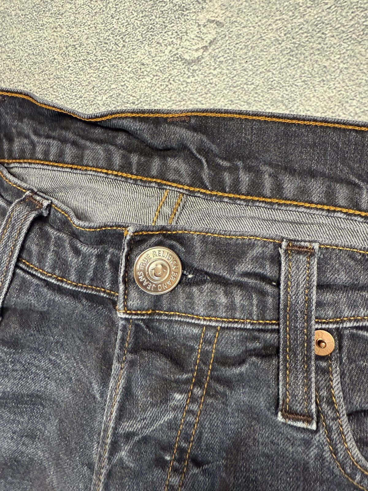 True Religion Vintage True Religion Jeans 90s Luxury Streetwear Size US 31 - 13 Thumbnail
