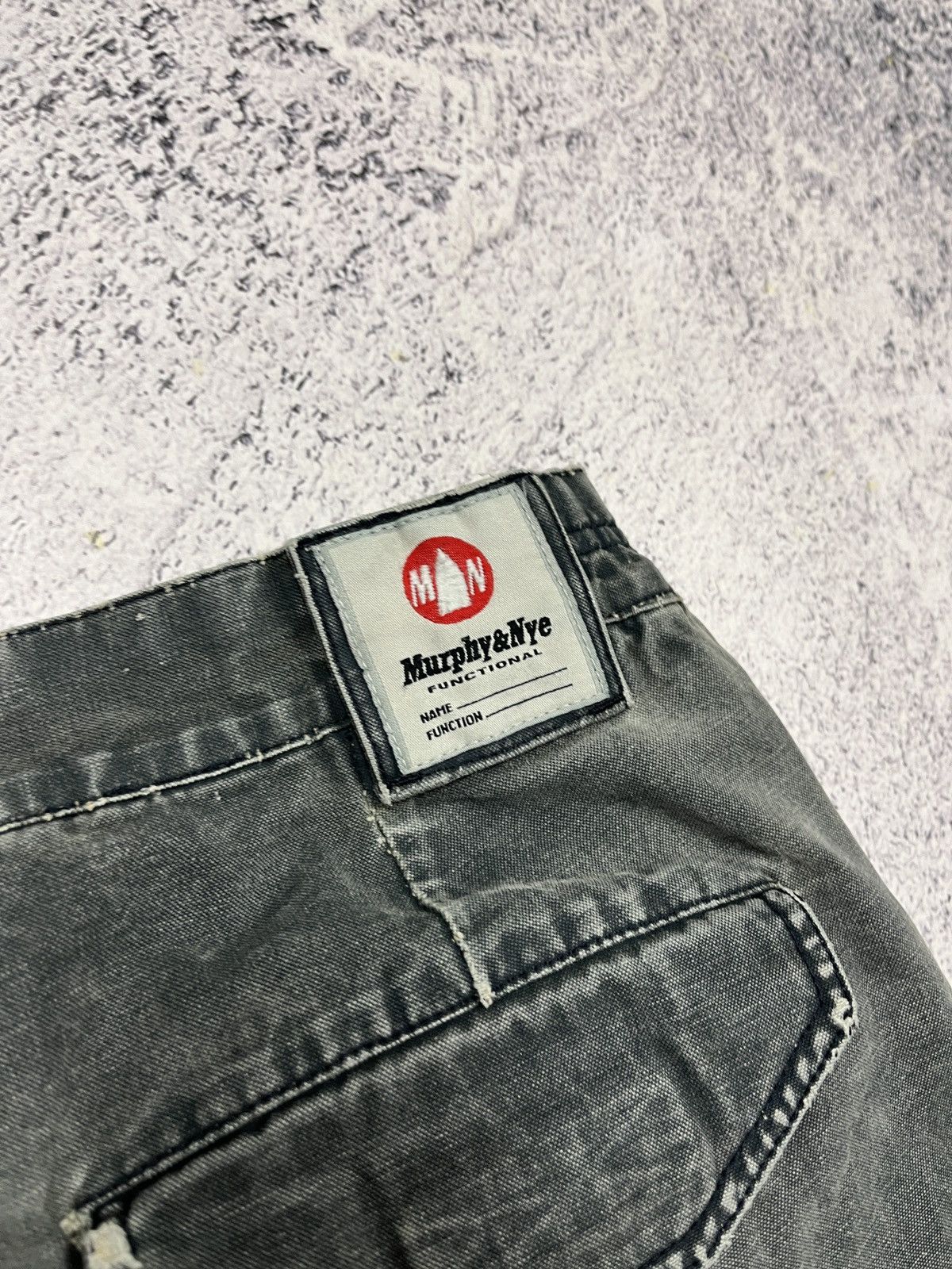 Japanese Brand × Vintage Murphy & Nye Distressed Work Cargo Baggy Pants Avant Garde Size US 36 / EU 52 - 20 Thumbnail