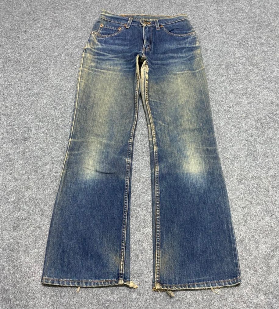 If Six Was Nine Vintage 90s Levis 517 Bootcut Distressed Denim Size US 28 / EU 44 - 1 Thumbnail