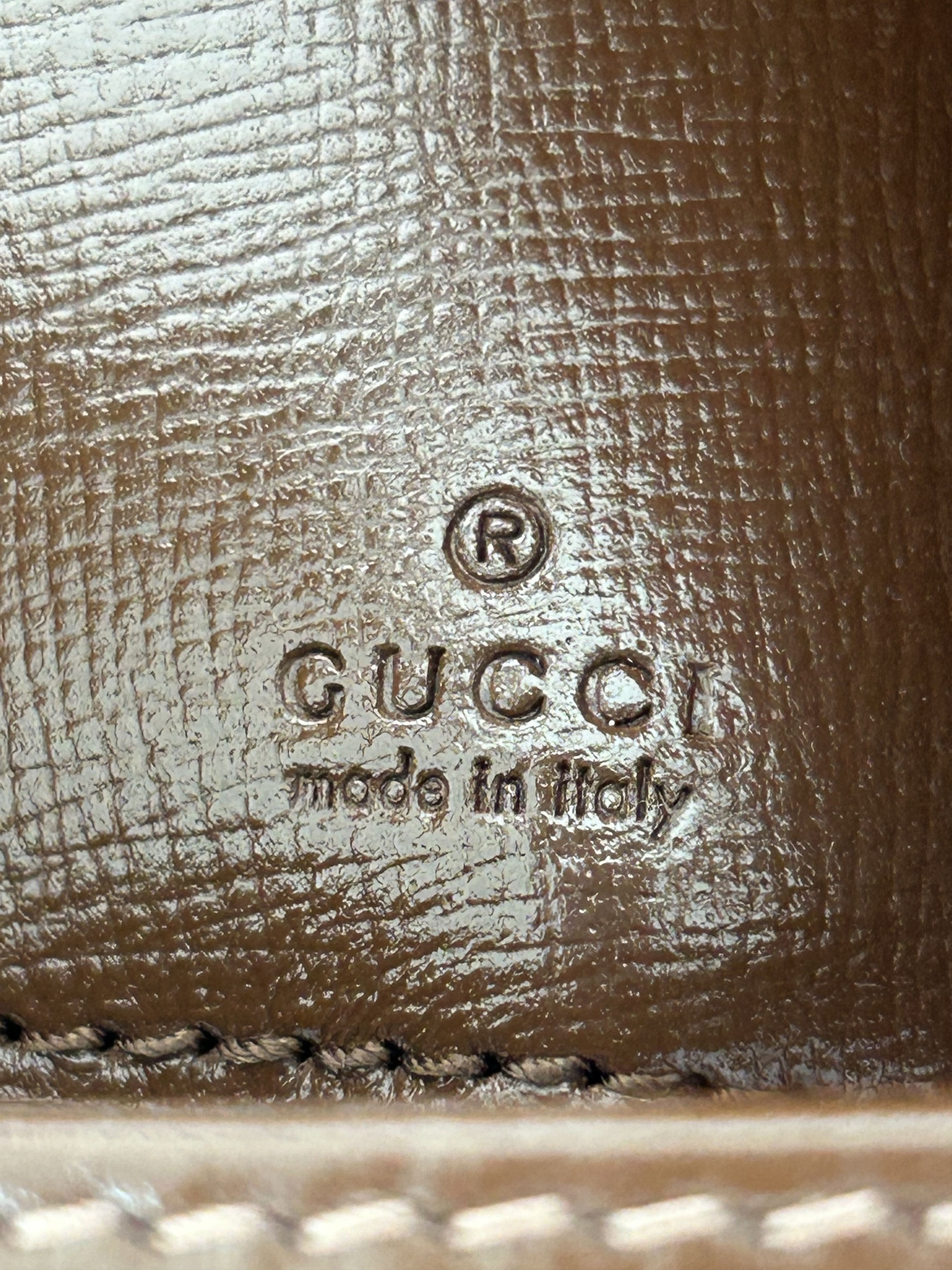 Gucci Gucci Beige & Brown GG Monogram Jackie 1961 Mini Bag Size ONE SIZE - 7 Thumbnail