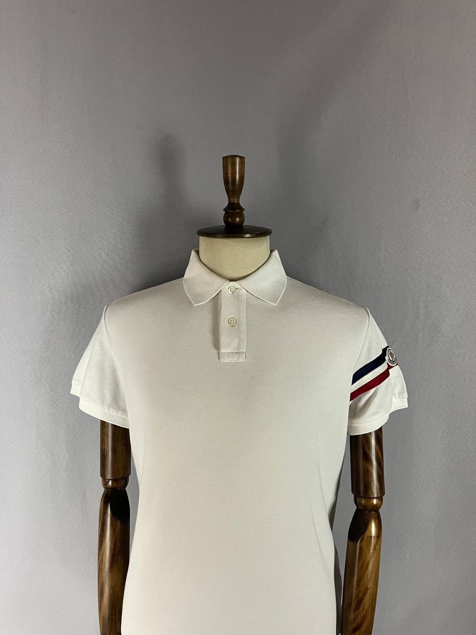 Moncler Moncler Polo White Size US XL / EU 56 / 4 - 2 Thumbnail