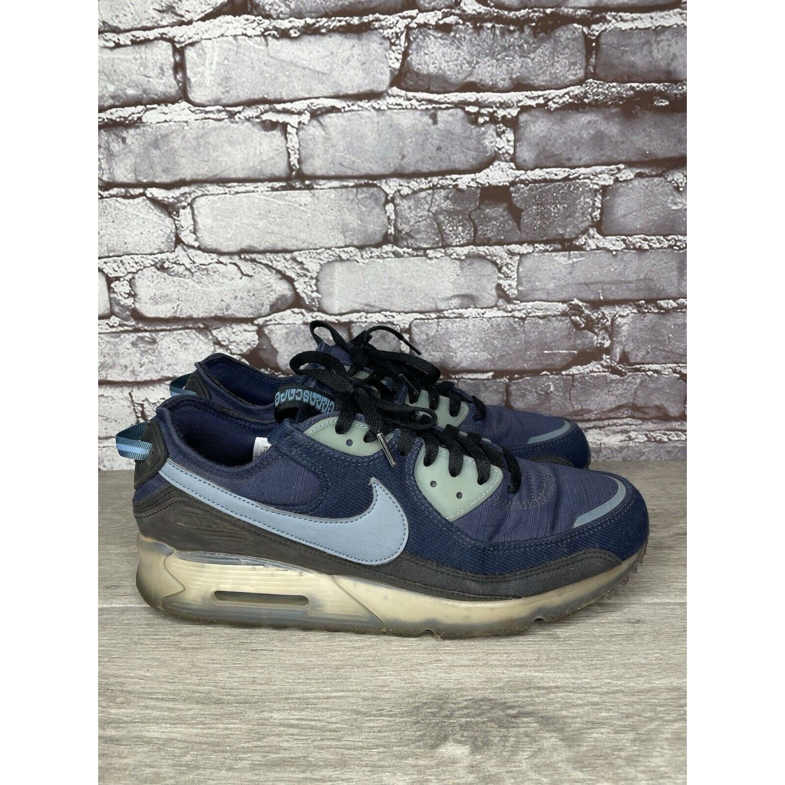 Nike Nike Air Terrascape 90 Midnight Navy Aqua Athletic Shoes Sne Size US 12 / EU 45 - 3 Thumbnail