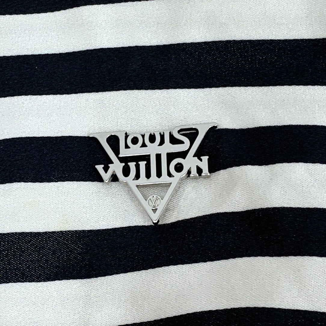 Louis Vuitton Louis Vuitton Colorblocked Stripe Silk Sleeveless T-Shirt Size XS / US 0-2 / IT 36-38 - 6 Thumbnail