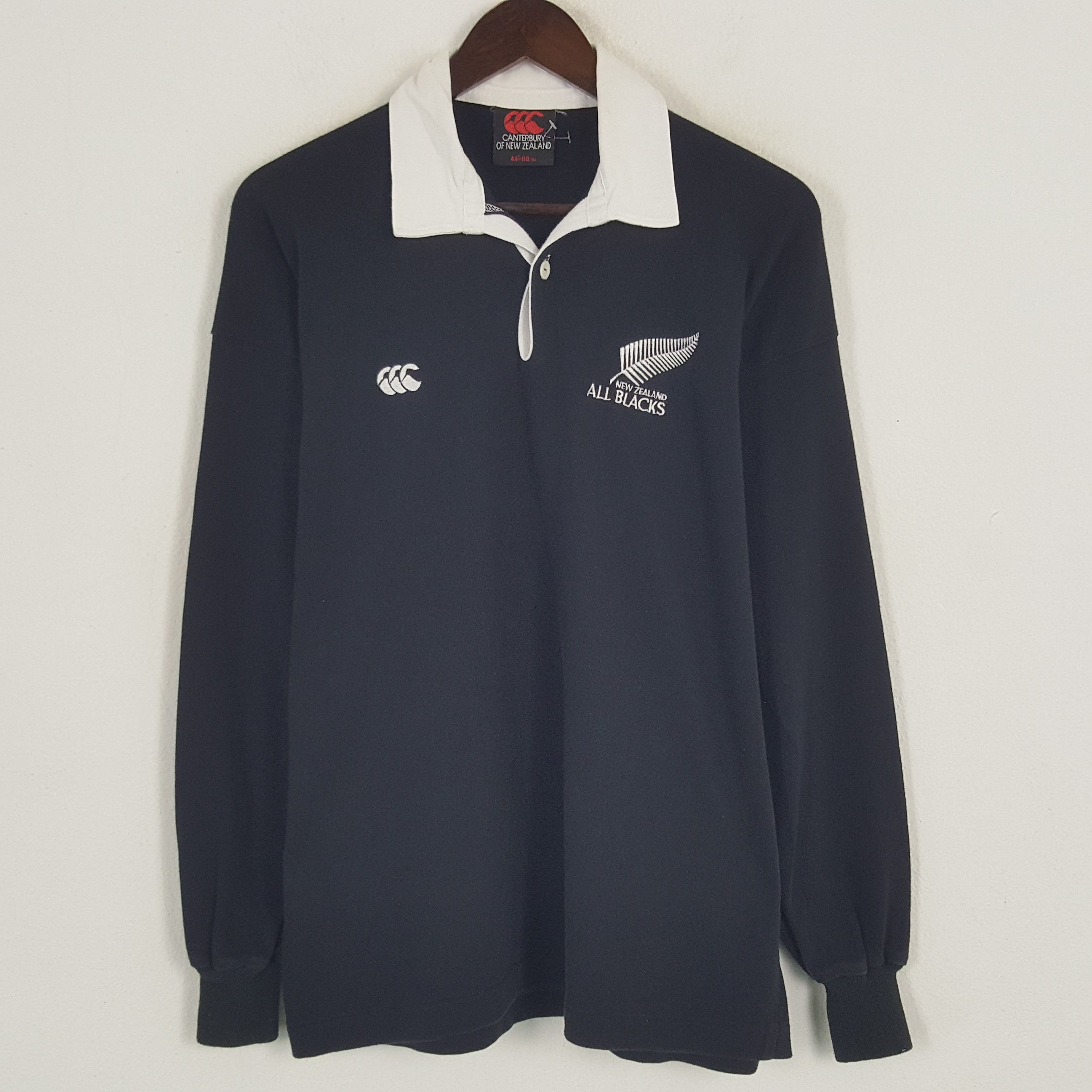 Canterbury of New Zealand × Vintage Vintage New Zealand All Black Polos Size US L / EU 52-54 / 3 - 1 Thumbnail