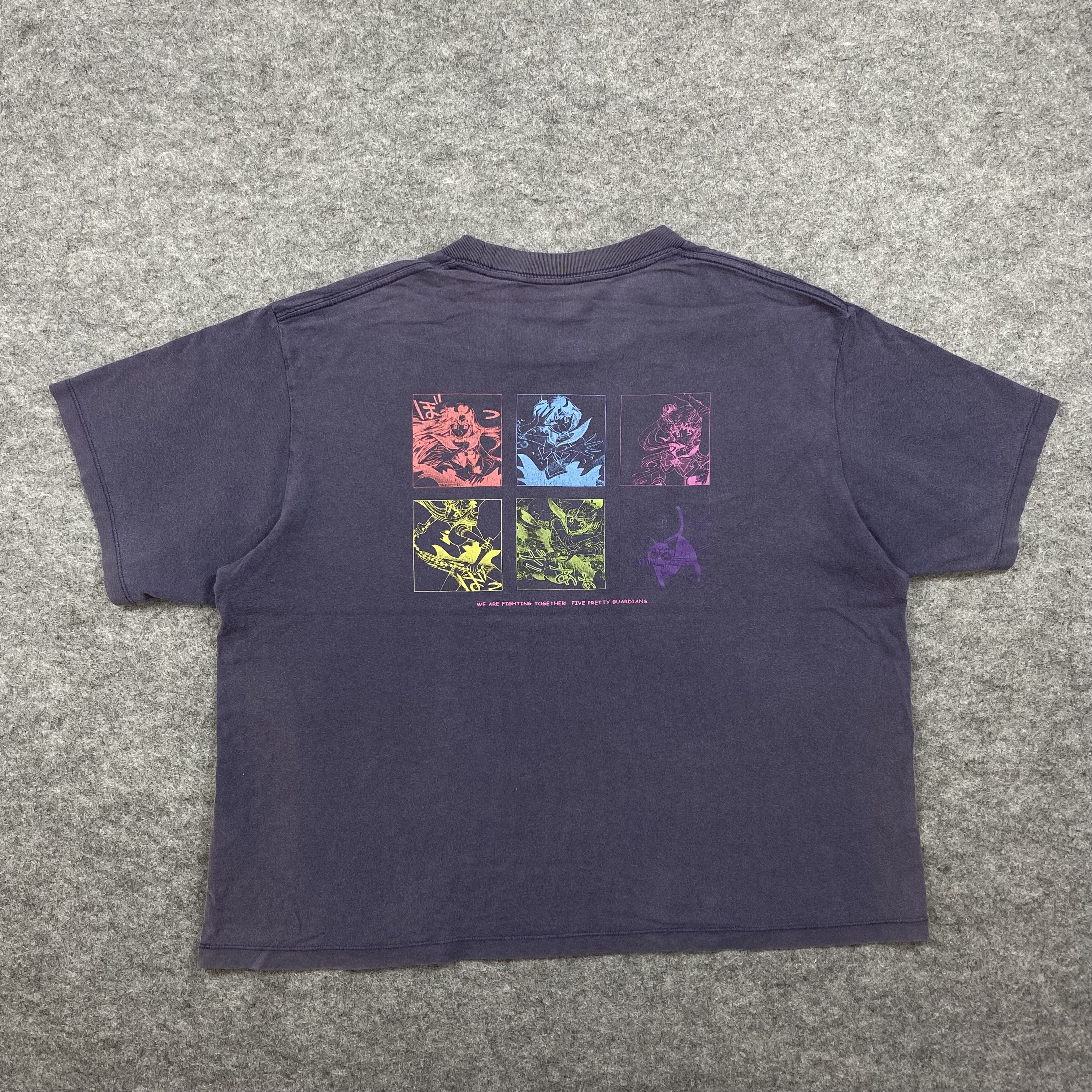 Anime Anime x Uniqlo Pretty guardian sun faded Tshirt-N013 Size US XL / EU 56 / 4 - 1 Thumbnail