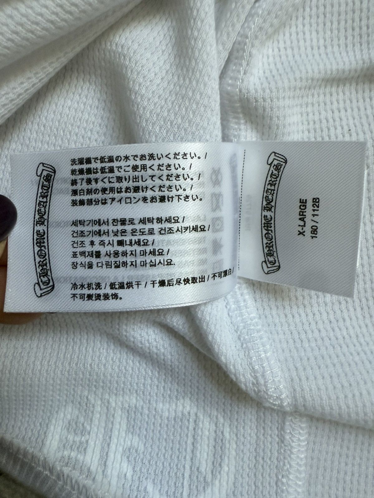 Chrome Hearts Chrome Hearts New Thermal Scroll Long Sleeve Size US XL / EU 56 / 4 - 7 Thumbnail