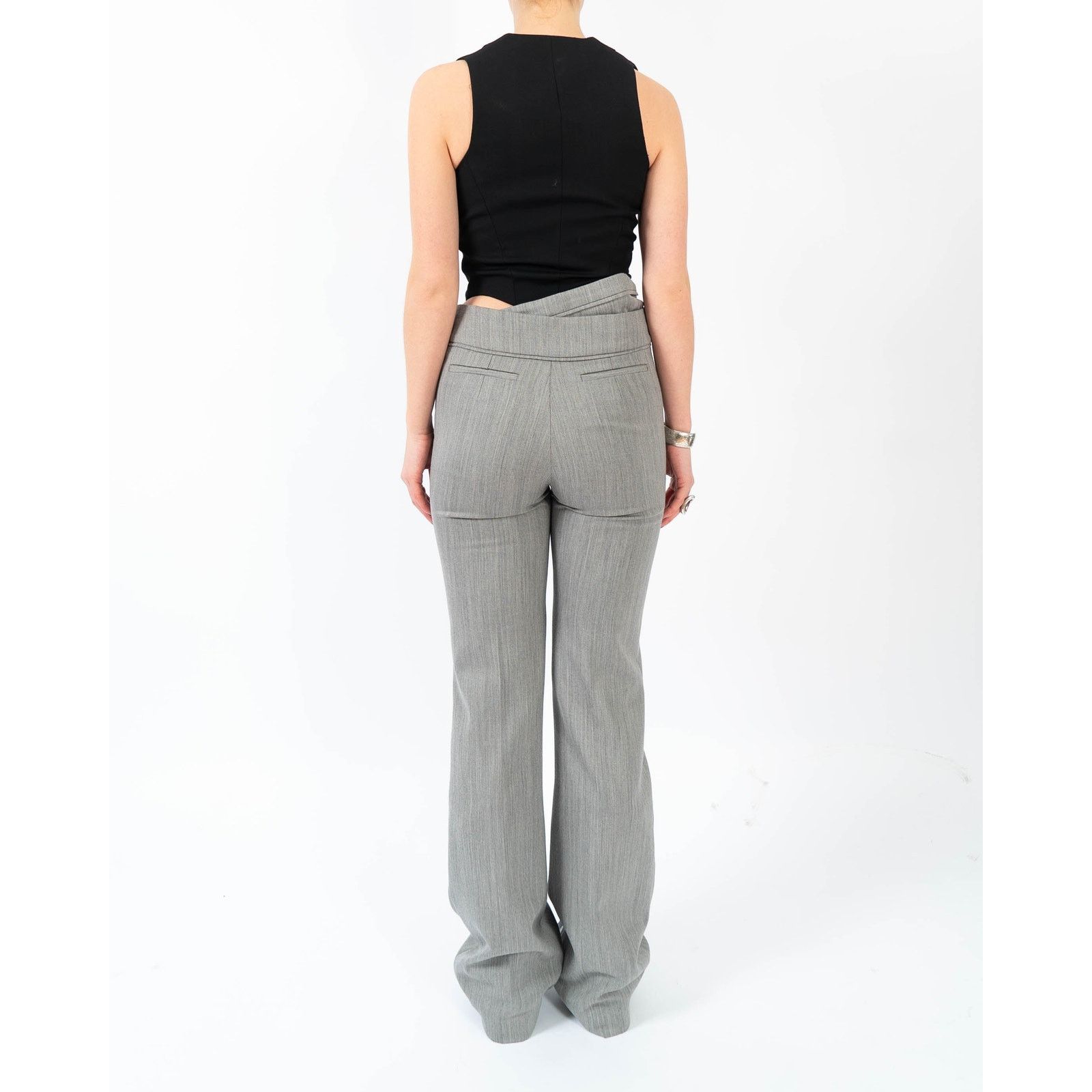 Haider Ackermann SS20 Waistcoat in Black Viscose Size XS / US 0-2 / IT 36-38 - 4 Thumbnail