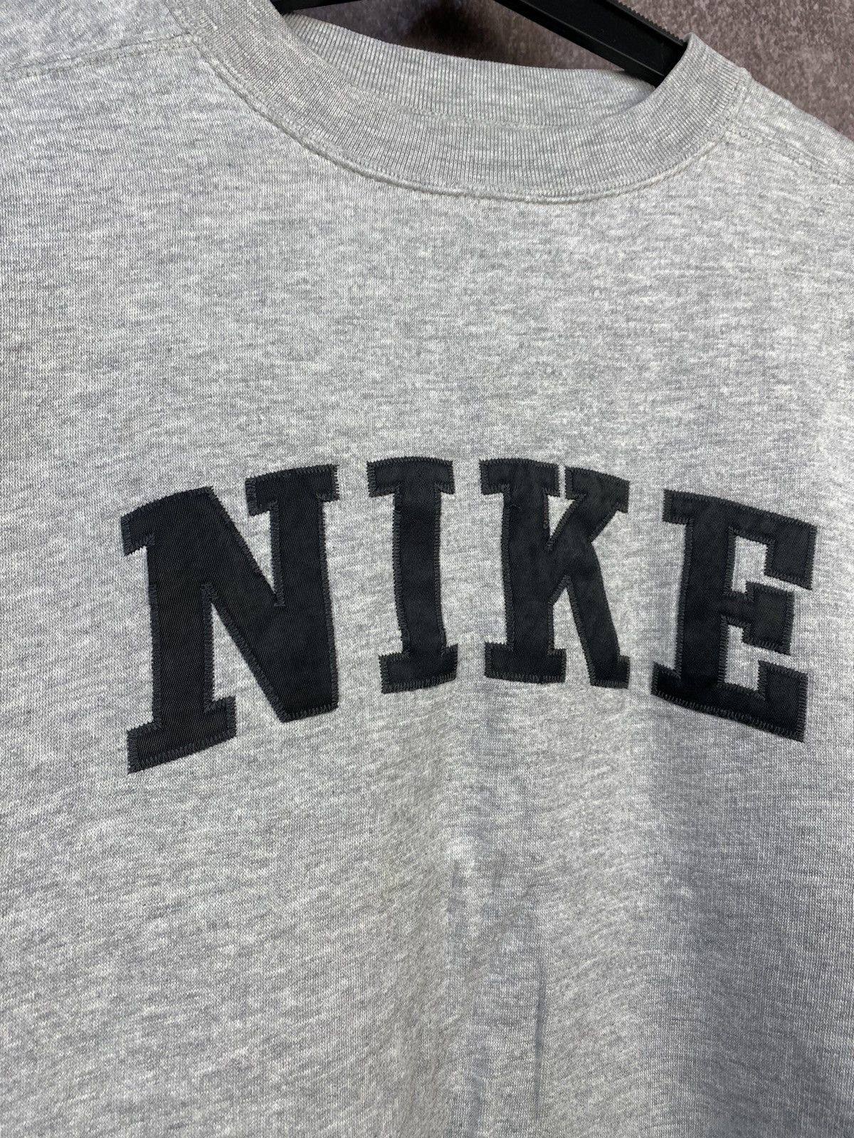 Nike × Vintage RARE Vintage Nike Sweatshirt Big Embroidered Logo Size XL Size US S / EU 44-46 / 1 - 3 Thumbnail