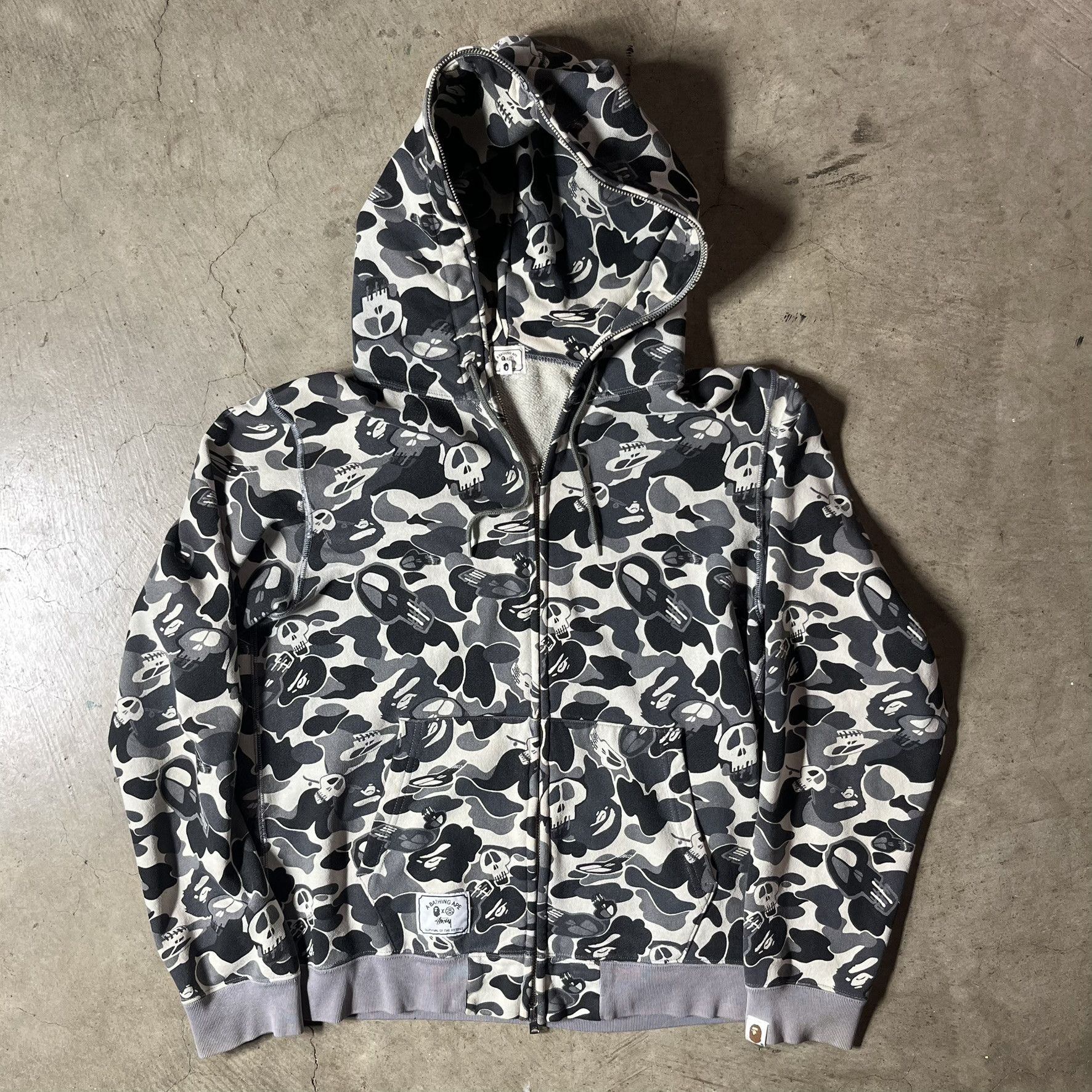Bape Bape X Stussy Hoodie | Grailed