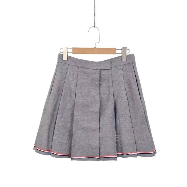 Thom Browne Thom Browne Grey pleated skirt Size 27" / US 4 / IT 40 - 2 Thumbnail