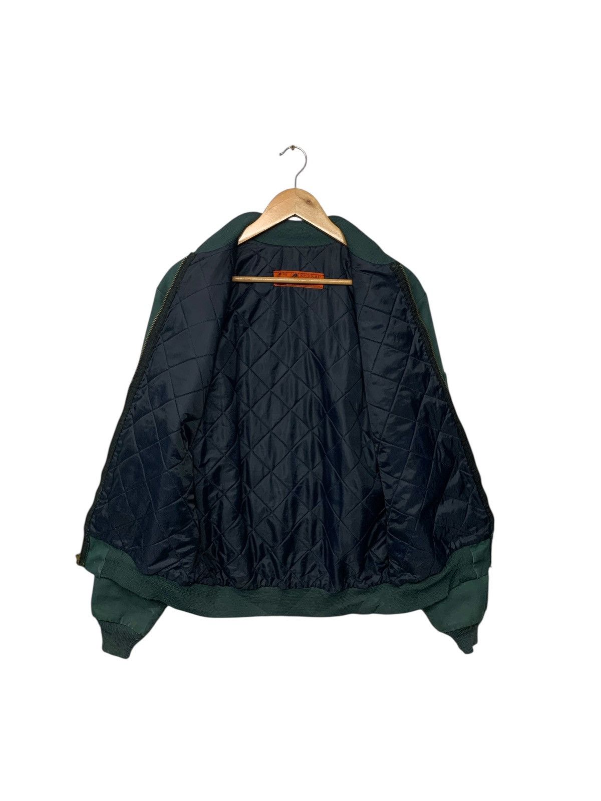 Red Kap Vintage 80's Red Kap Zipper Down Bombers Jacket Size US M / EU 48-50 / 2 - 3 Thumbnail