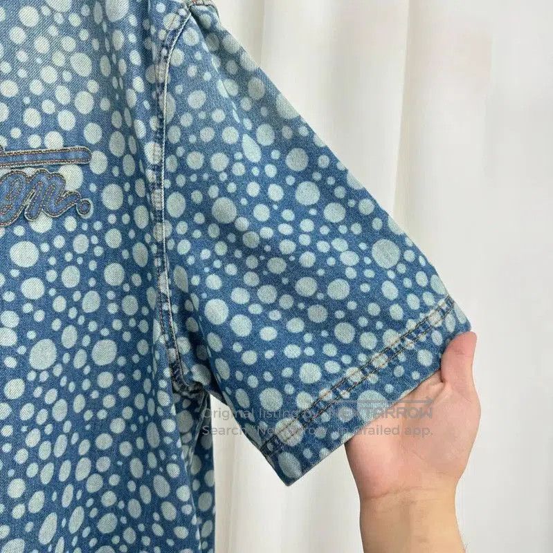 Louis Vuitton Louis Vuitton Men's Summer Blue Polka Dot Shirt . Size US XXL / EU 58 / 5 - 4 Thumbnail
