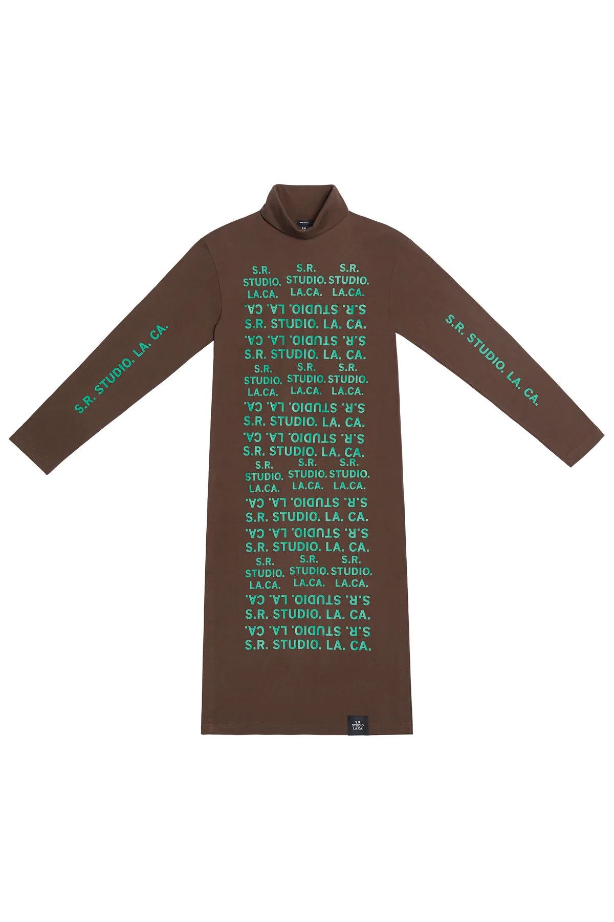 Sterling Ruby $1055 S.R. Studio S.R.S. Logo Long Sleeve Turtleneck Dress Size M / US 6-8 / IT 42-44 - 1 Thumbnail