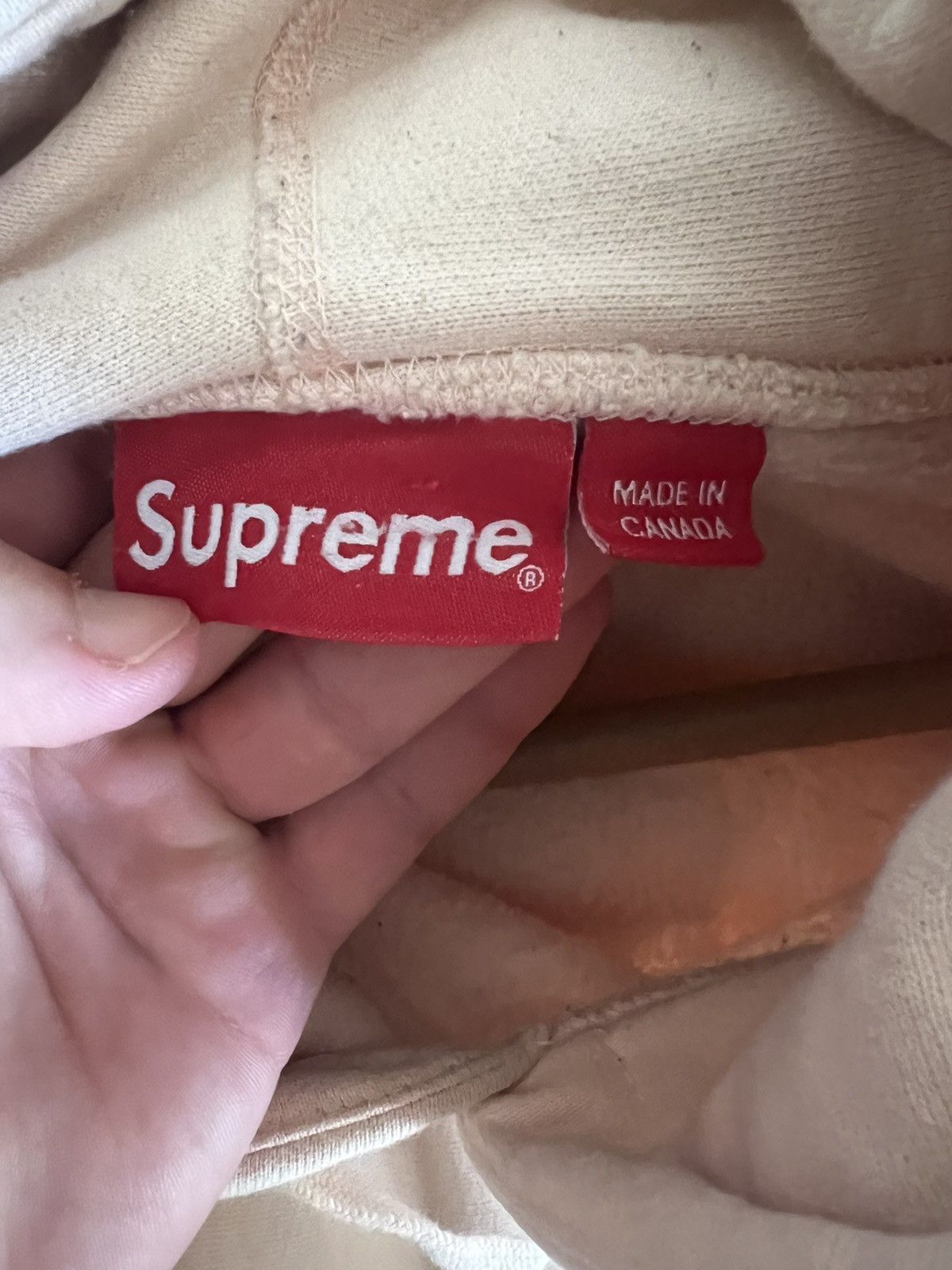 Supreme Supreme Peach FW16 Box logo hooded sweatshirt hoodie Size US XL / EU 56 / 4 - 5 Thumbnail