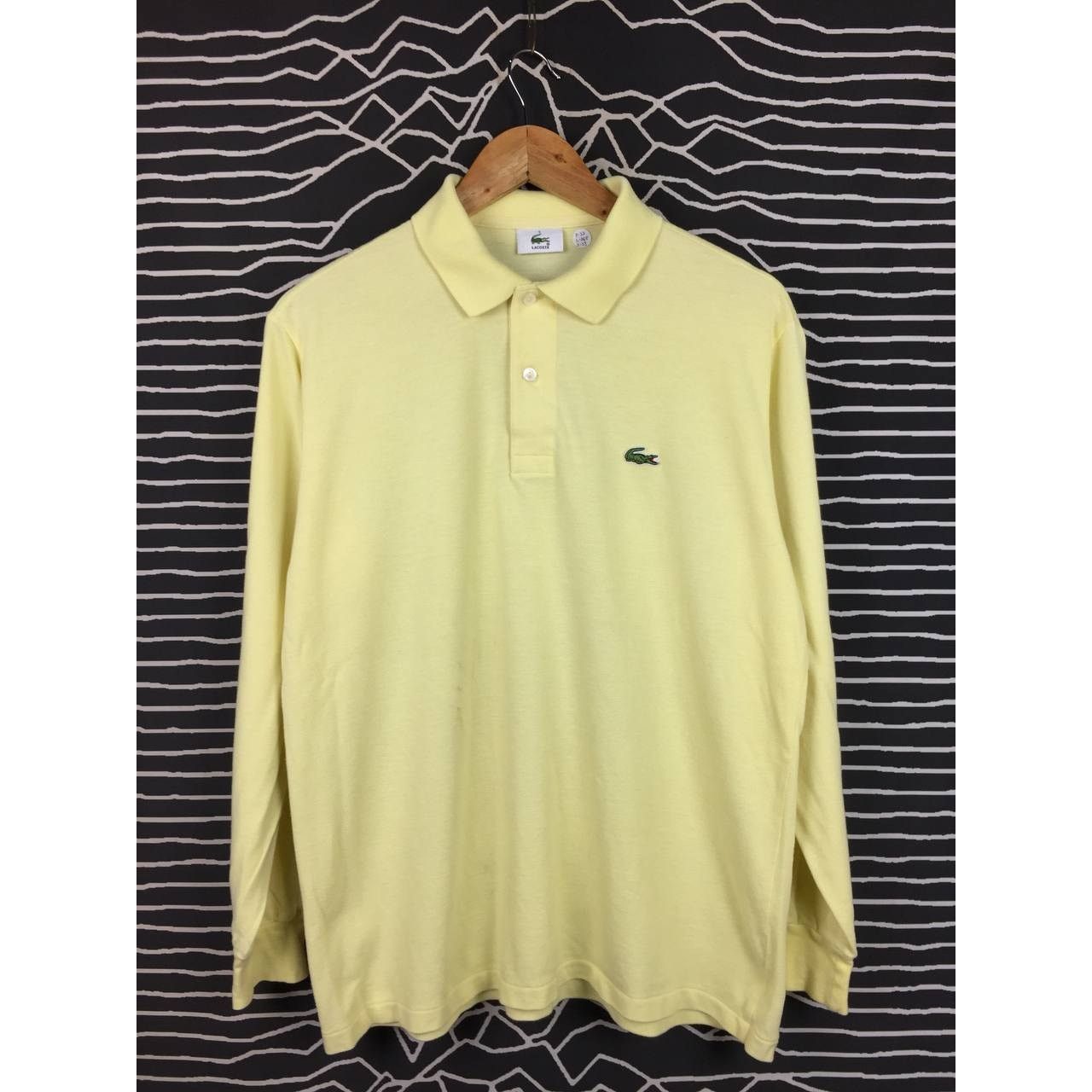 Lacoste Vtg Lacoste Small Logo Made In Japan Long Sleeve Polo Tee Size US L / EU 52-54 / 3 - 1 Thumbnail